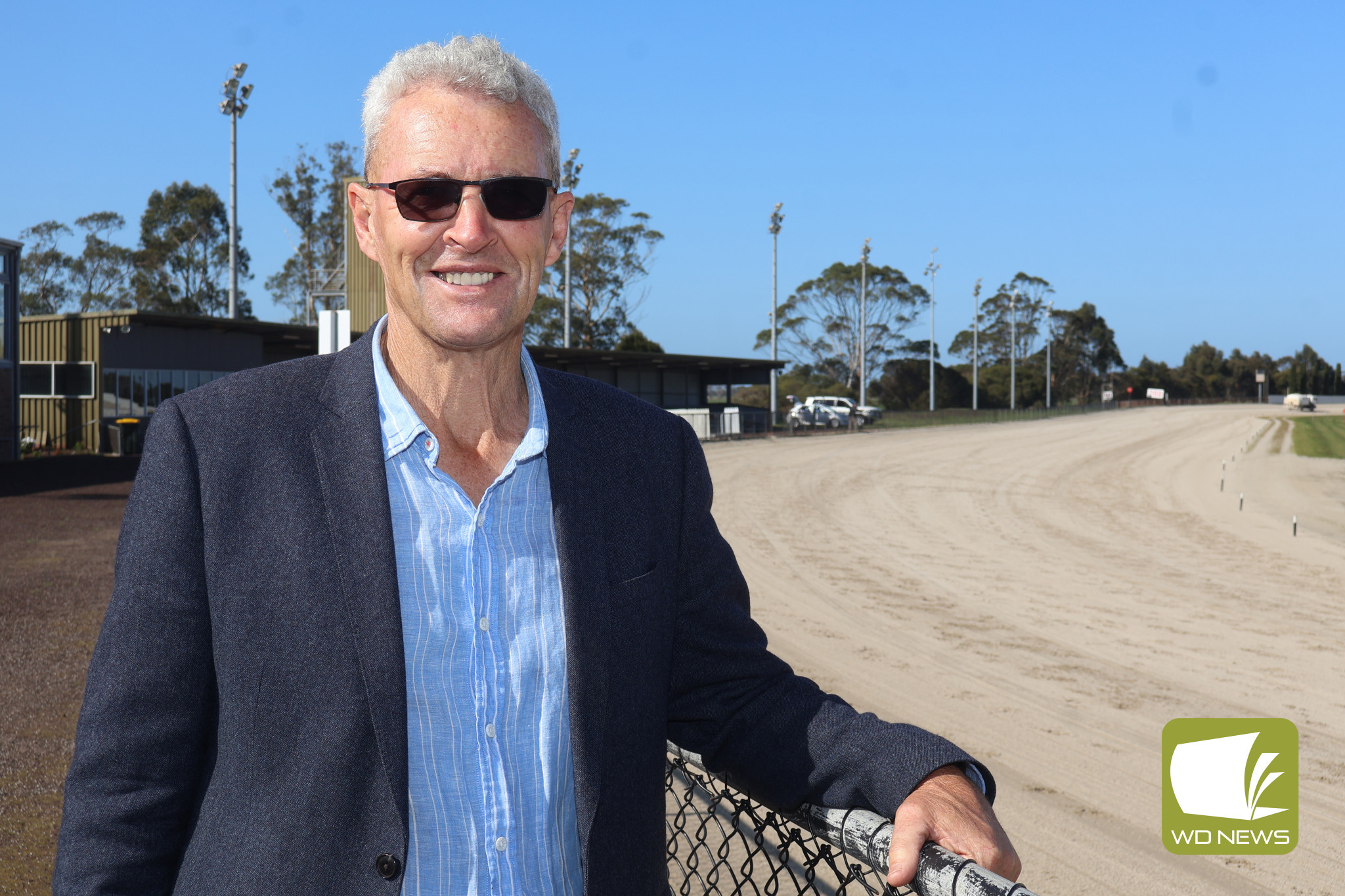 Drawing a crowd: Terang Harness Racing Club president Chris O’Connor was thrilled to see crowds pour through the gates at Dalvui Raceway last Wednesday, with the club successfully hosting its family day.