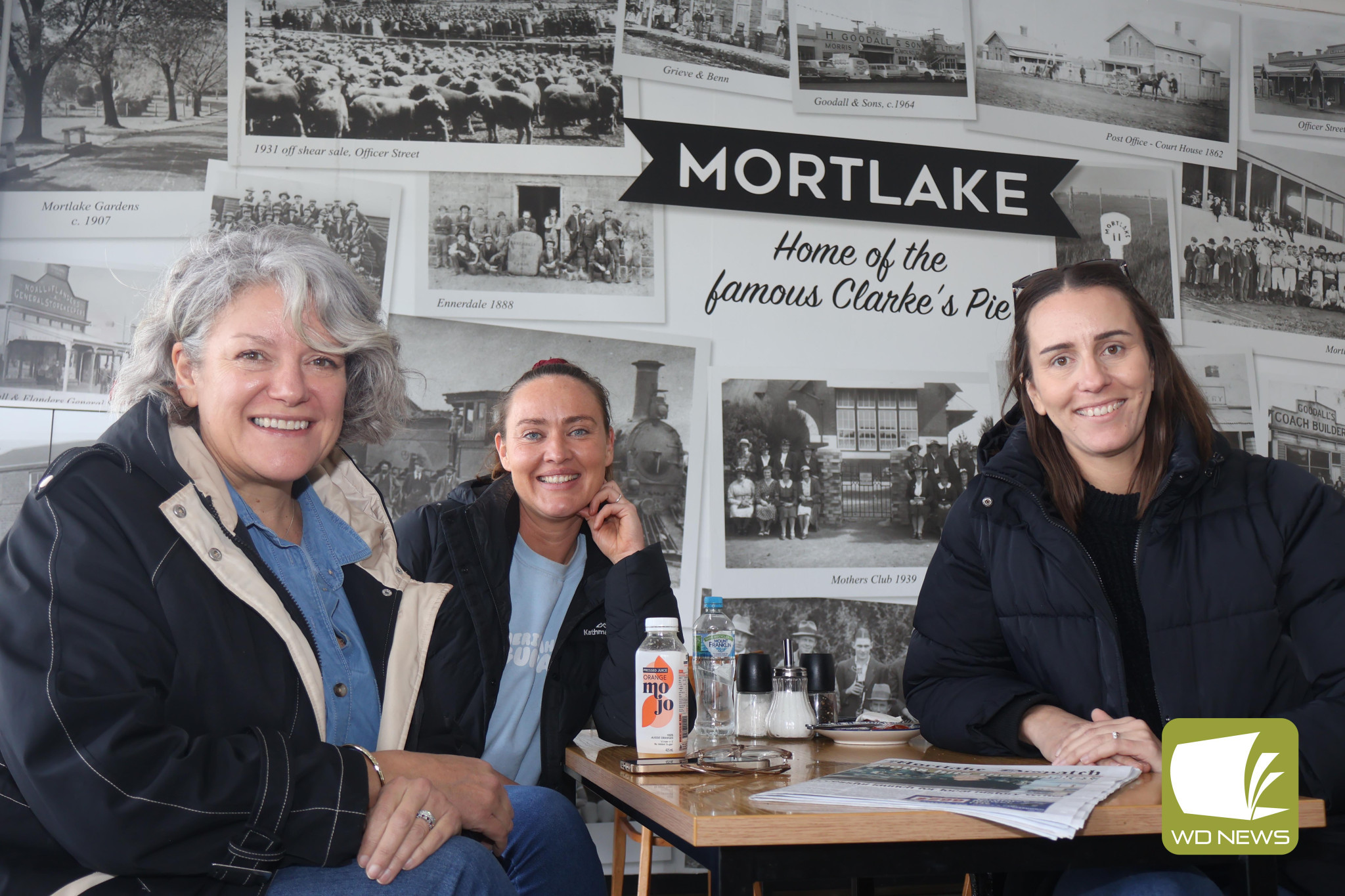 Meeting with voters: Moyne Shire Council hopefuls Karen Foster, Myra Murrihy and Lisa Ryan have travelled across the region to meet with voters over the past week.