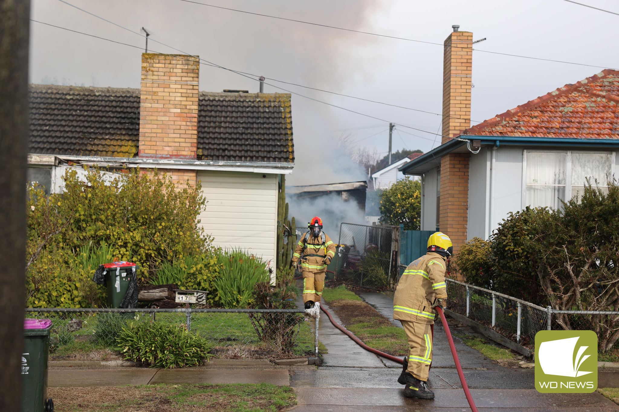 Shed catches ablaze - feature photo