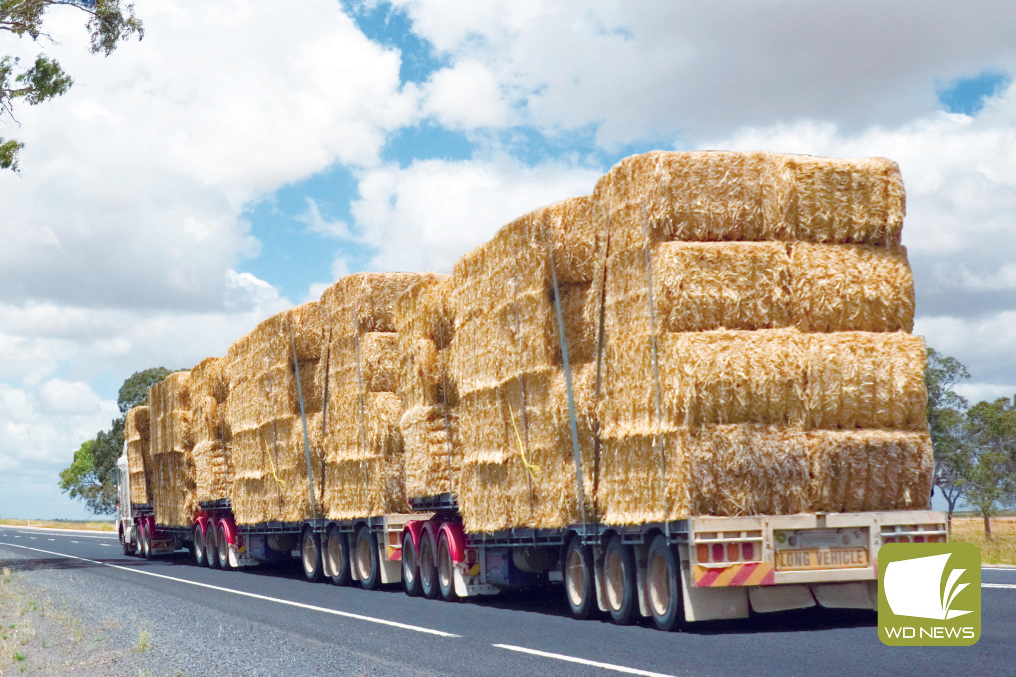 Aid arriving: A convoy of hay trucks is set to arrive in Camperdown this weekend.