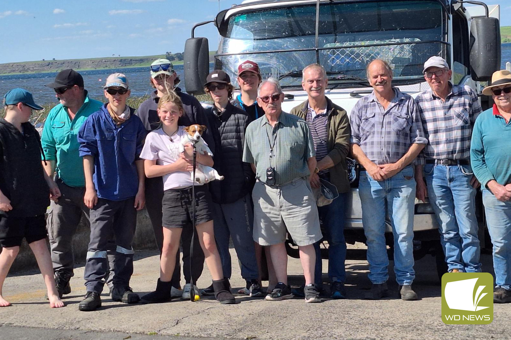 Refilled lake: The Lake Purrumbete Angling Club has recently helped restock Lake Purrumbete with 35,000 chinook salmon fingerlings.