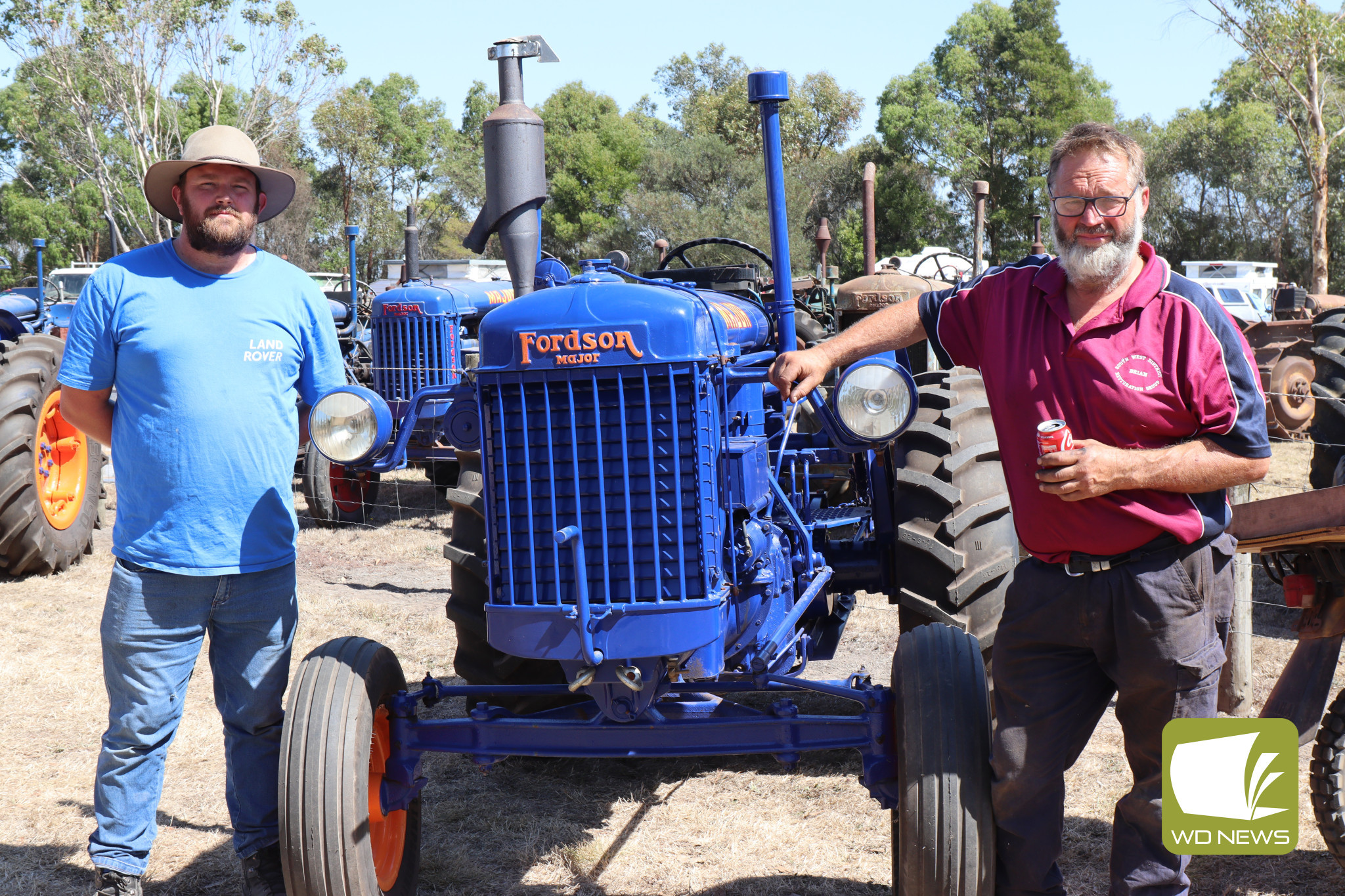 Many people brought their own Fordson tractors along to the event.