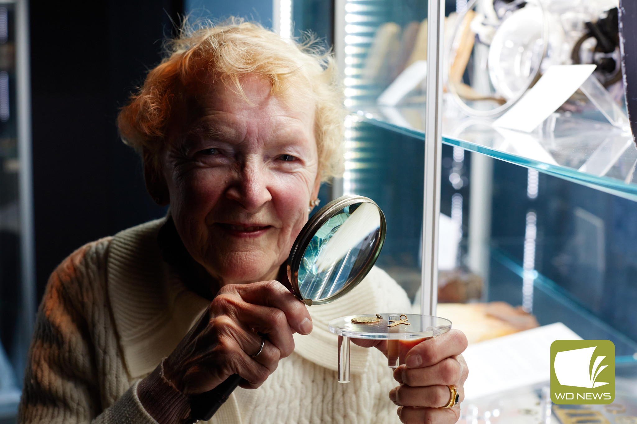 History found: On a diving expedition off Peterborough 44 years ago, Julie Wilkins found a number of items from the ill-fated Loch Ard shipwreck which are now on display.