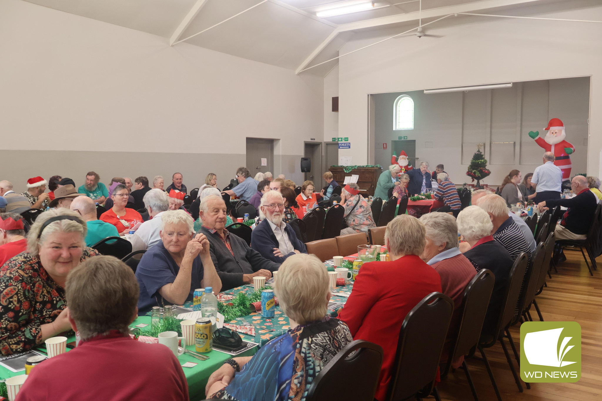 A community feast: Close to 90 people enjoyed good company and good food on Wednesday to mark the last Community Meal for the year.