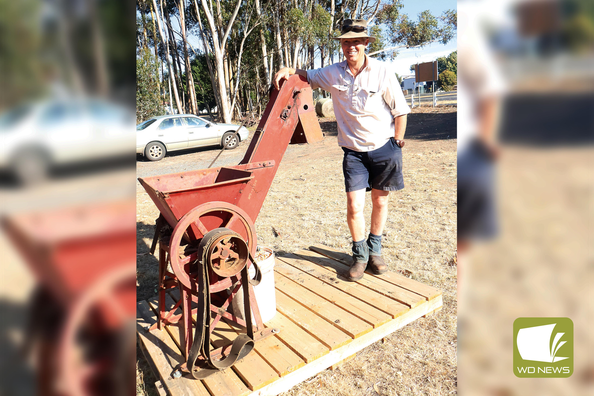 Revitalisation: The Western Plains Machinery Preservation Group will be displaying farm machinery and tractors from years gone by at its annual tractor pull next weekend. Pictured is group member Stephen Ringe.