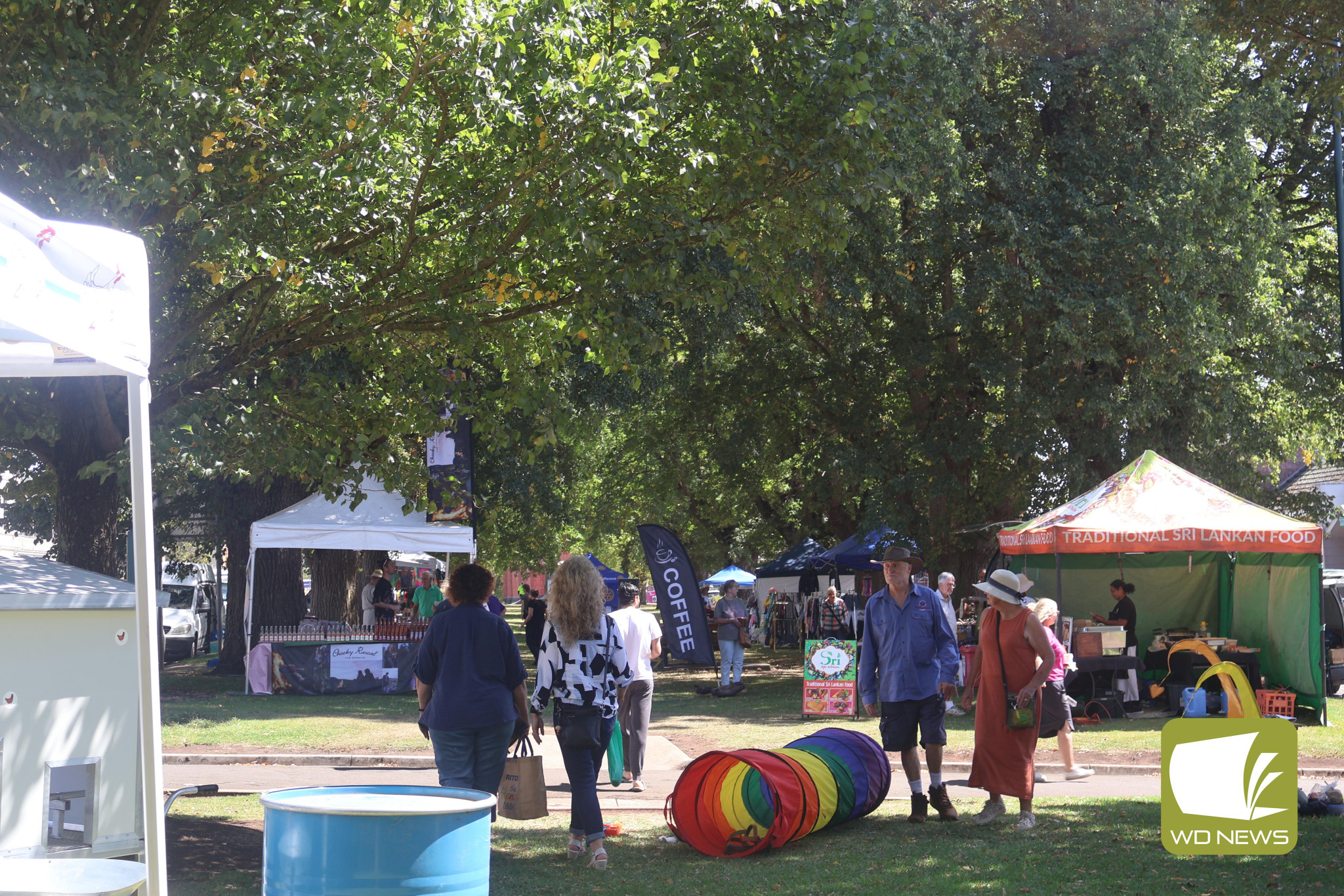 Great turnout: Camperdown Rotary Club saw a successful market last Friday, taking advantage of the Labour Day long weekend crowd.
