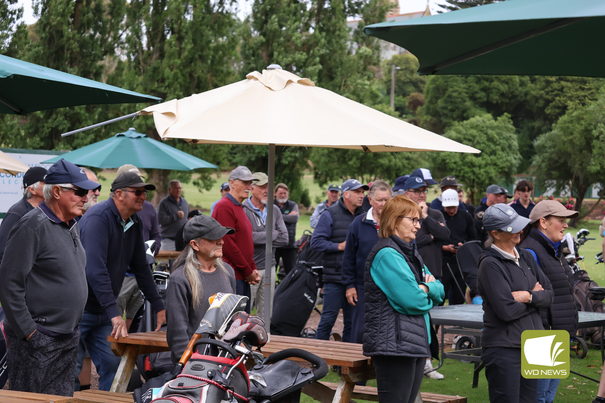 Teeing off: Thousands of dollars was raised to support struggling families when 80 players descended on Terang Golf Course on Sunday as part of the Rotary Club of Terang’s inaugural Fundraising Golf Tournament.