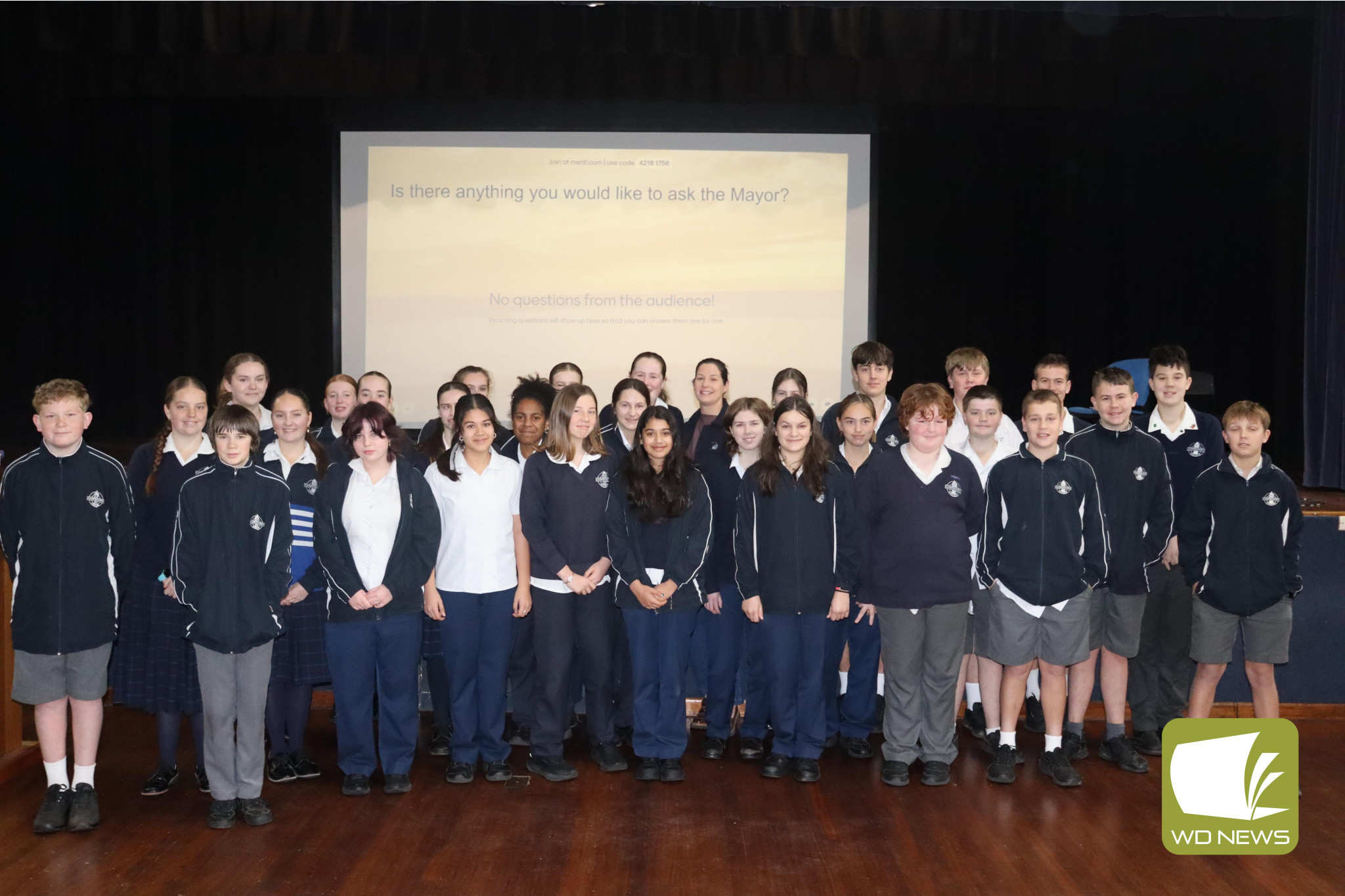 School visit: Mayor councillor Kate Makin visited Camperdown College to have breakfast with students and give them the opportunity to find out more about her role with Corangamite Shire.