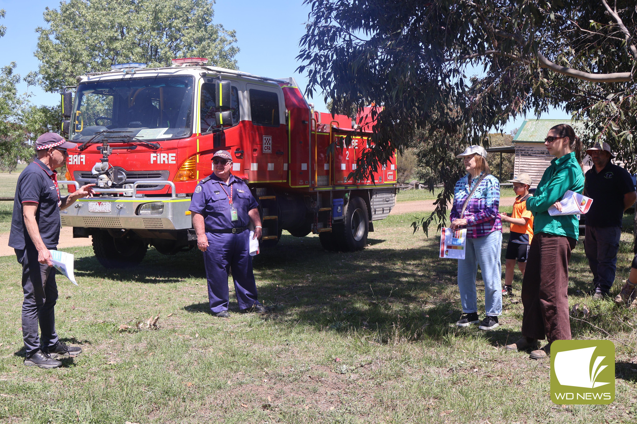 For safety: Residents came out to learn more about their local bushfire place of last resort through a series of sessions run by the Country Fire Authority (CFA).