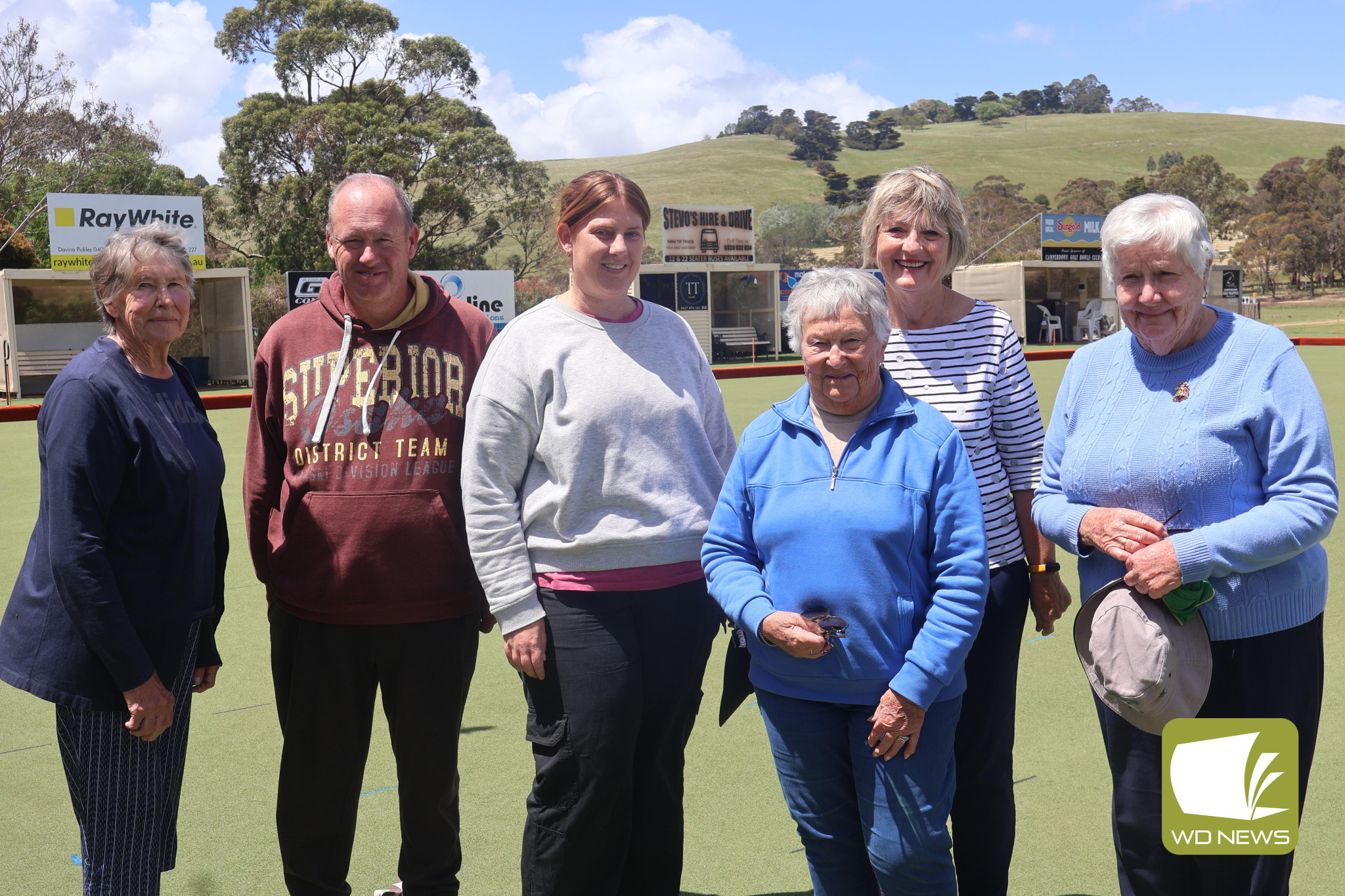 Lacing up shoes: Kellarnie Edwards is gearing up for her upcoming walk, with funds still flowing in from groups such as the Camperdown Golf Bowls Club.