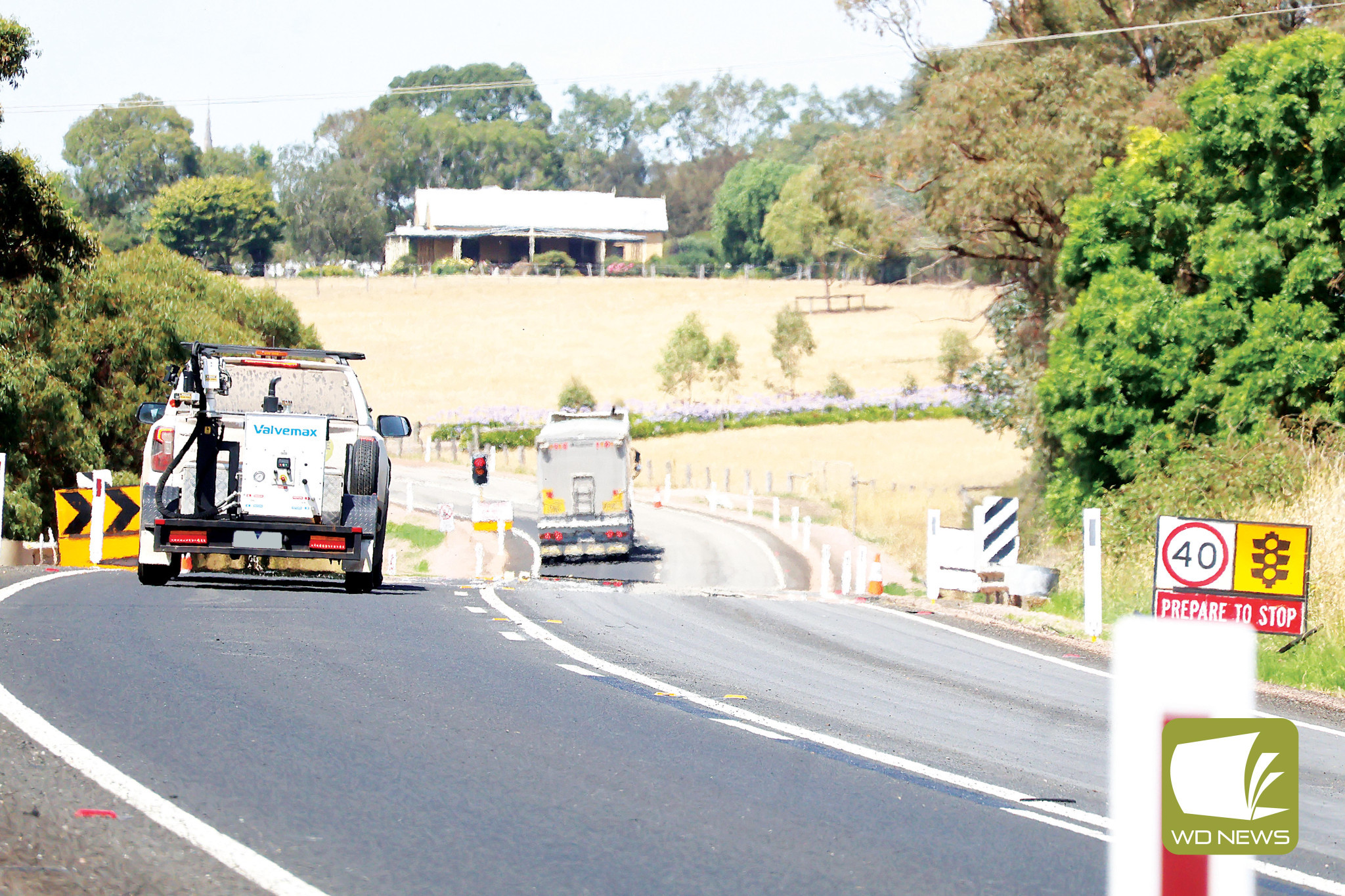 Complete rebuild: Terang-Mortlake Road has been rebuilt from the ground up at the Victorian Government sets out on its largest single-year in road maintenance investment.