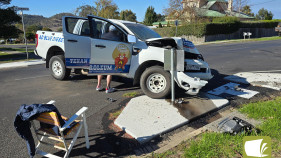 Two injured following collision