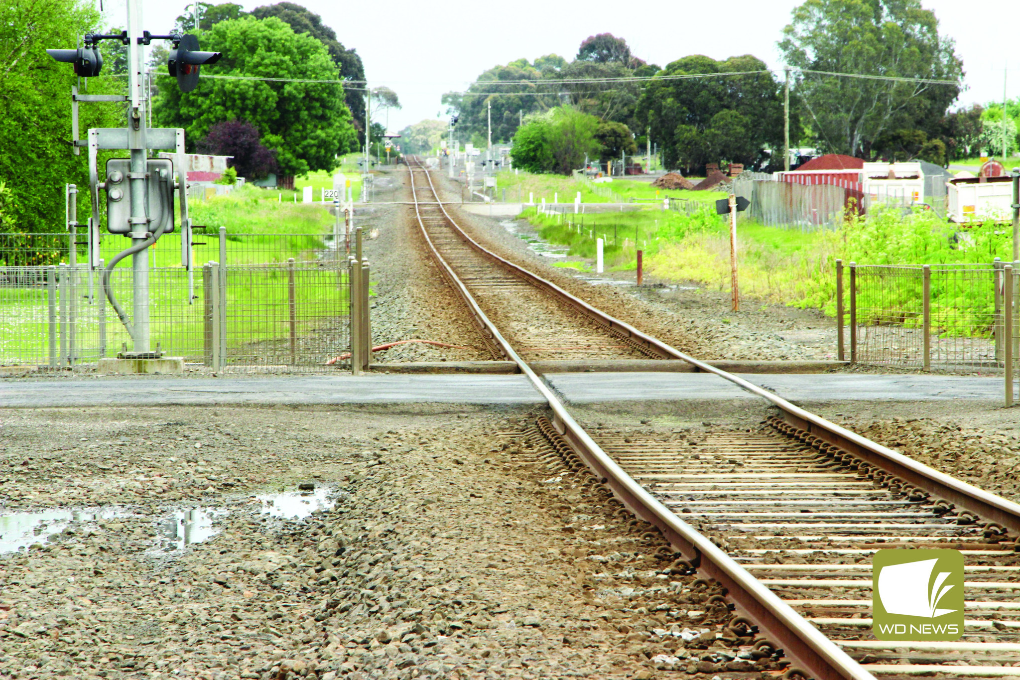 Work continues: Performance on the Warrnambool line continues to fall below target levels as works on the line progress.