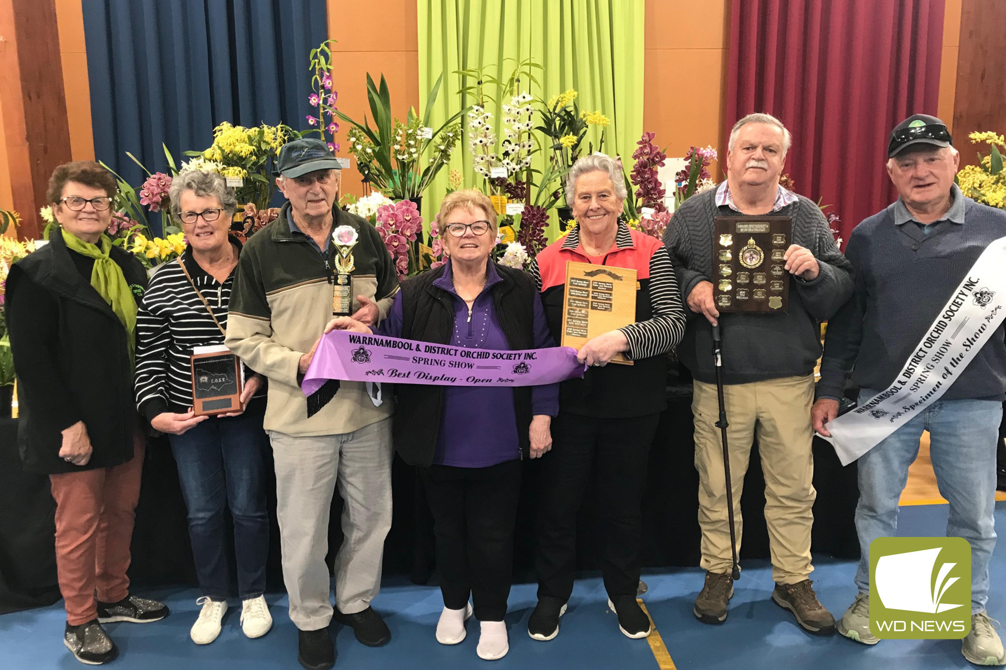 In bloom: Cobden and District Orchid Club had a successful outing at the Warrnambool Orchid Show recently, as members prepare for their own show this weekend.