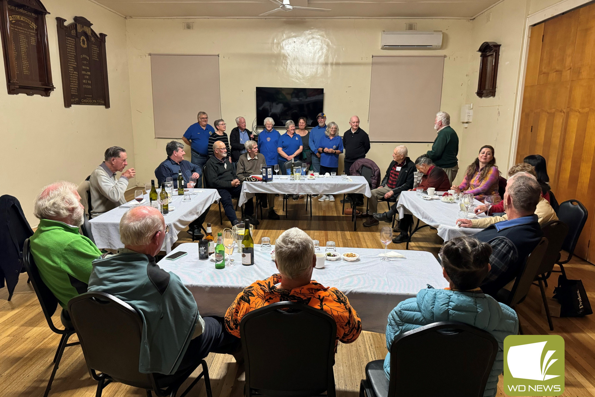 Visit enjoyed: The Field Geologists Club of South Australia paid a visit to the region recently and thanked the Lions Club of Camperdown for catering for one of their meals.