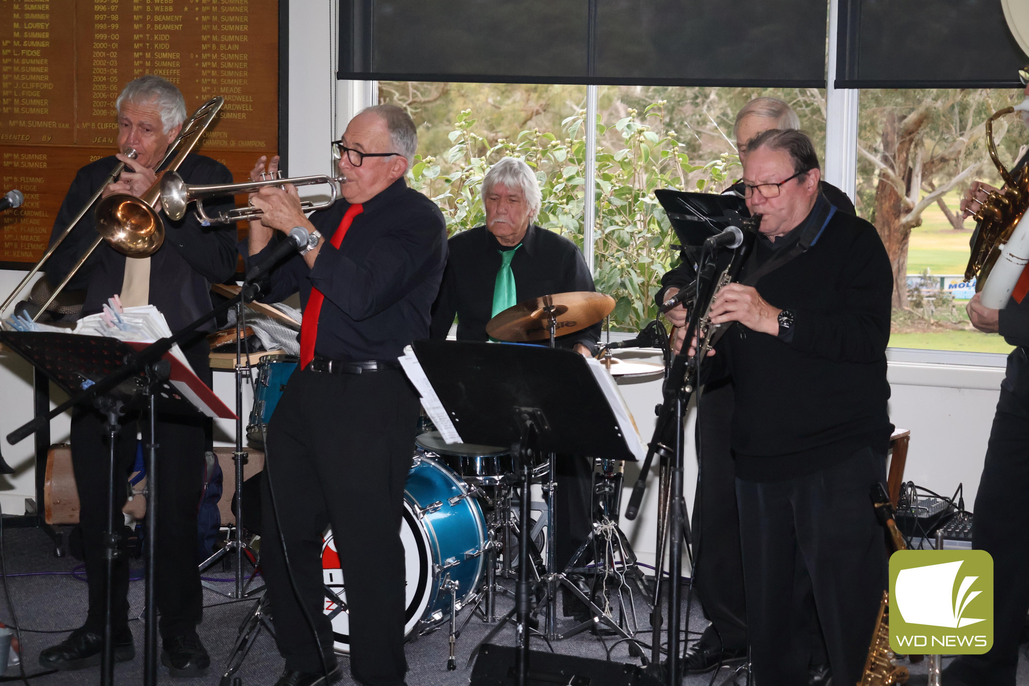 A great day: The Terang Hospital Ladies Auxiliary has raised around $3000 for Terang and Mortlake Health Service during this year’s Jazz Afternoon, headlined by a visit from the Hot-B Hines.