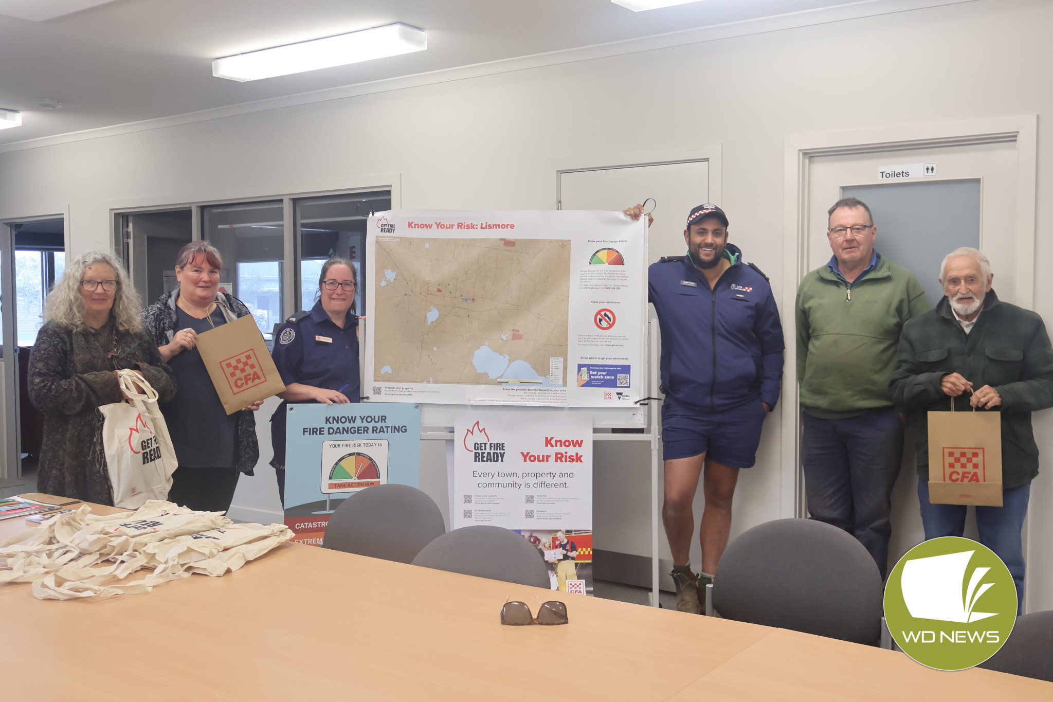 Sharing safety knowledge: Lismore’s Country Fire Authority (CFA) brigade hosted a special information session last Sunday in preparation for the upcoming fire season.