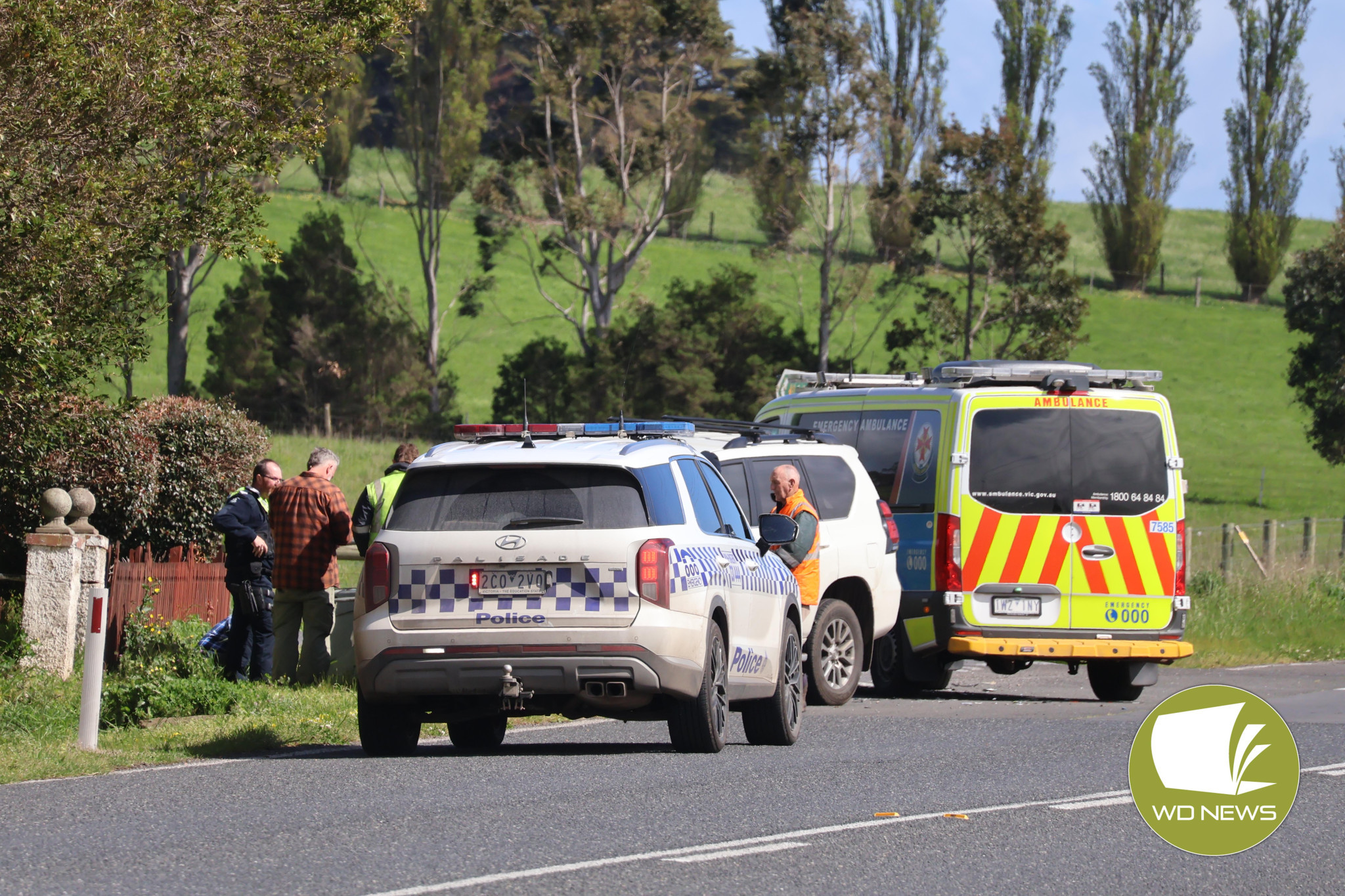Lucky: A driver escaped with only minor injury following a two-vehicle collision just outside of Camperdown last week.