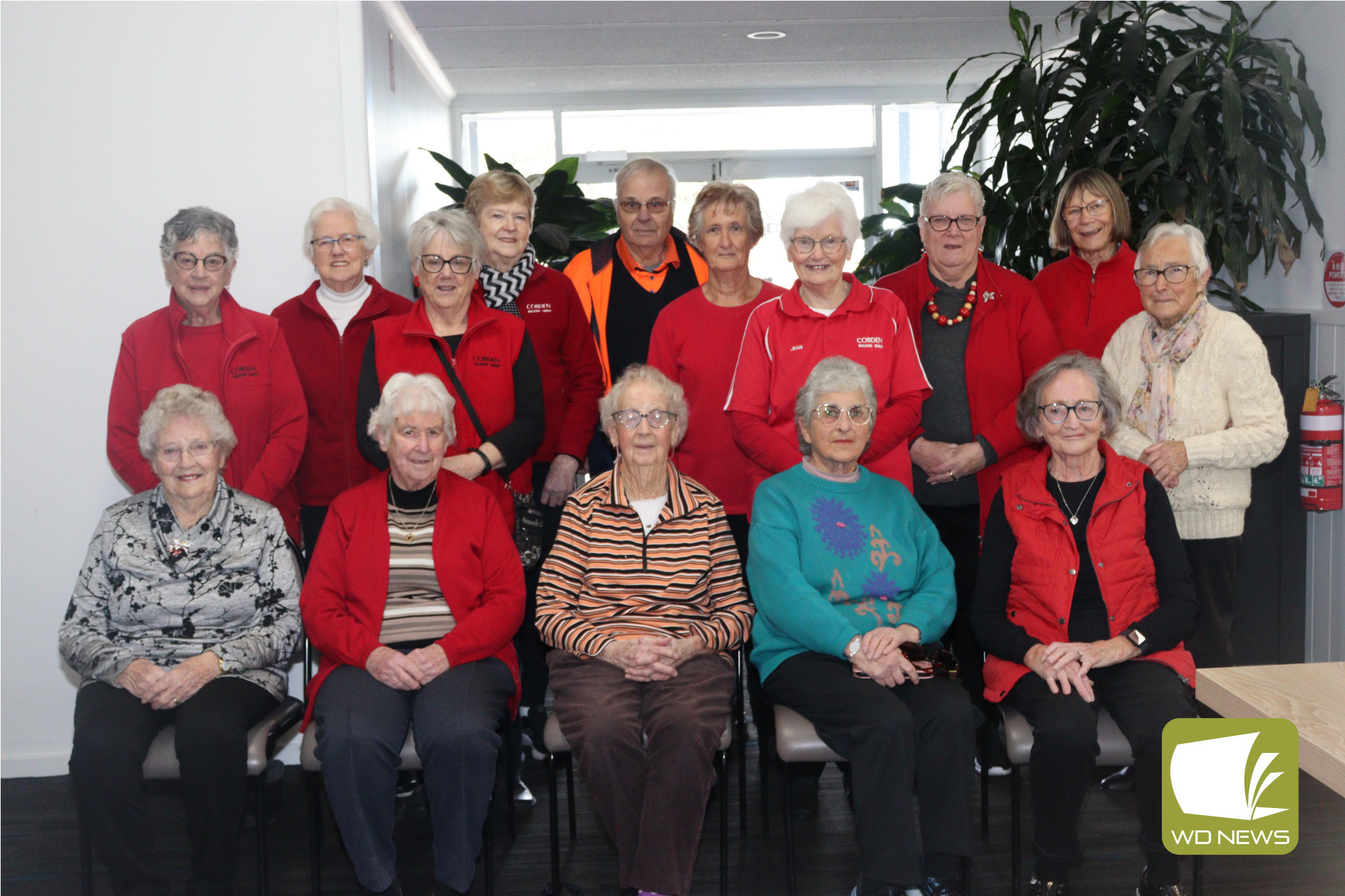 Celebrating together: The Cobden Walking Group have been walking together for 30 years and celebrated the occasion with lunch at the Cobden Golf Club last Tuesday.