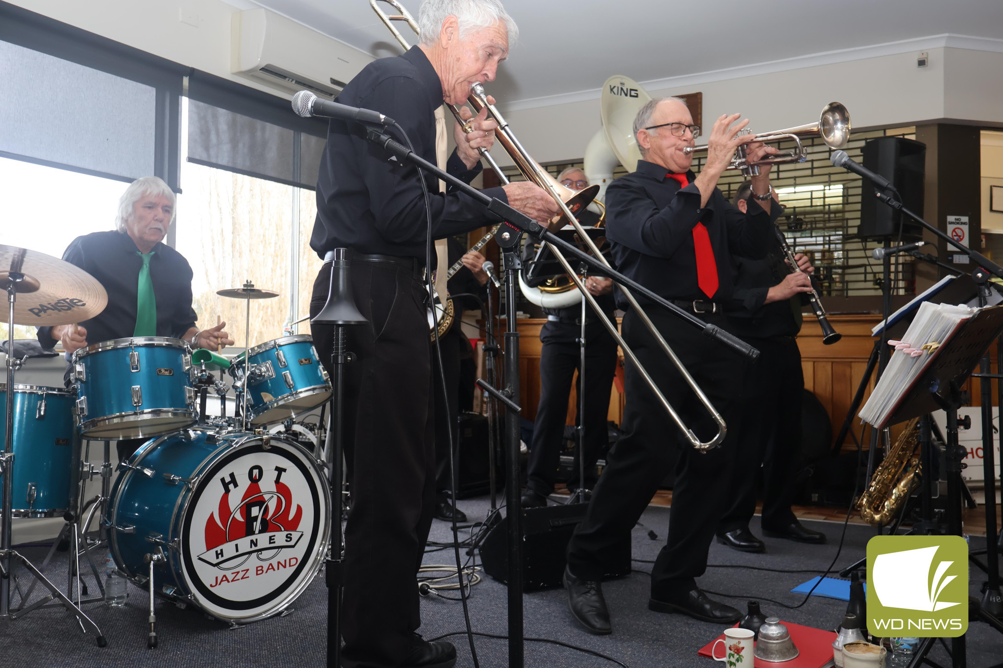 Swinging success: The Hot B Hines (pictured) put on a show for the community over the weekend, in an event which saw the Terang and Mortlake Health Service Ladies’ Auxiliary raise $2500 for the health service.
