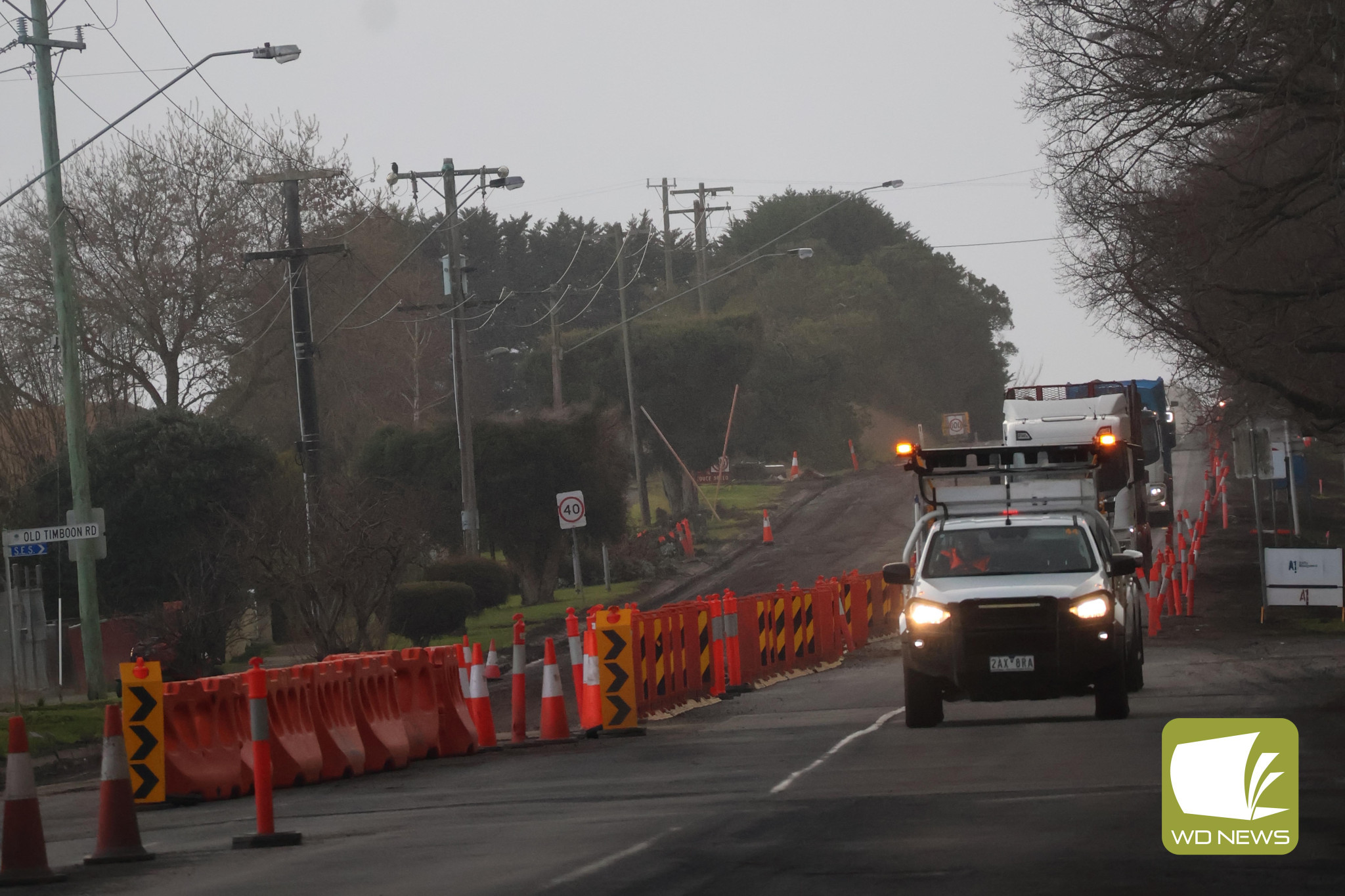 Delays and silence: The Department of Transport and Planning have not answered questions around the expected completion of roadworks in Camperdown.