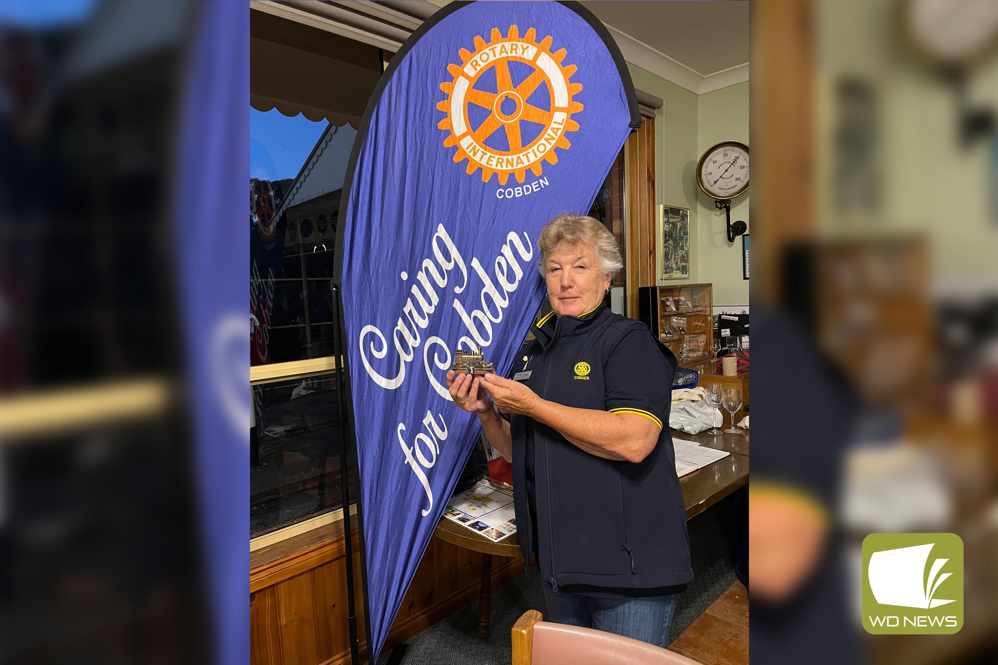 Welcome Lesley: New Rotary Club of Cobden president Lesley Brown took over the position in January of this year.