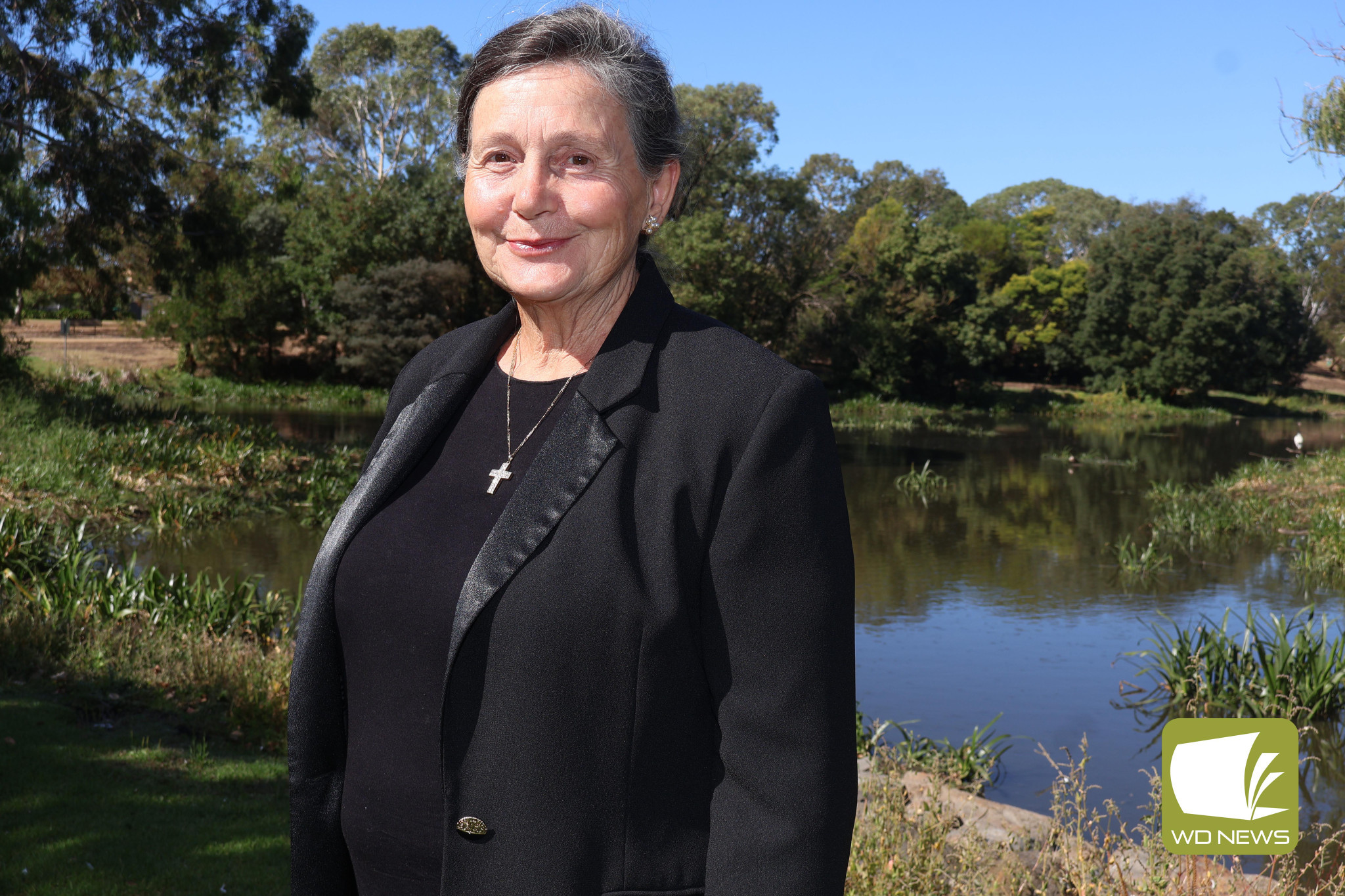 Making a stand: Lake Bolac’s Dr Bernadine Atkinson is hoping to have her name on the ballot at this year’s federal election.