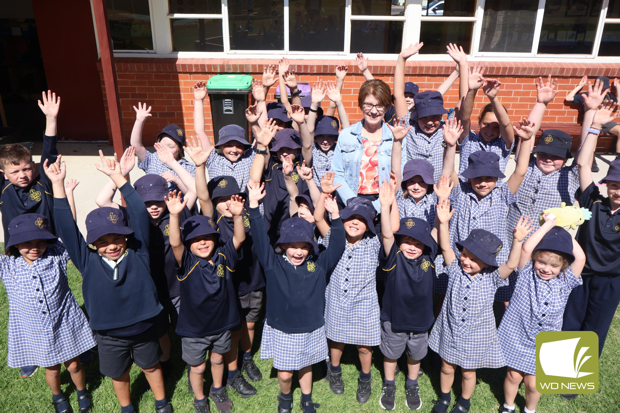 Retirement awaits: St Colman’s Primary School is preparing for life without finance officer Jane Lee, who is set to retire.