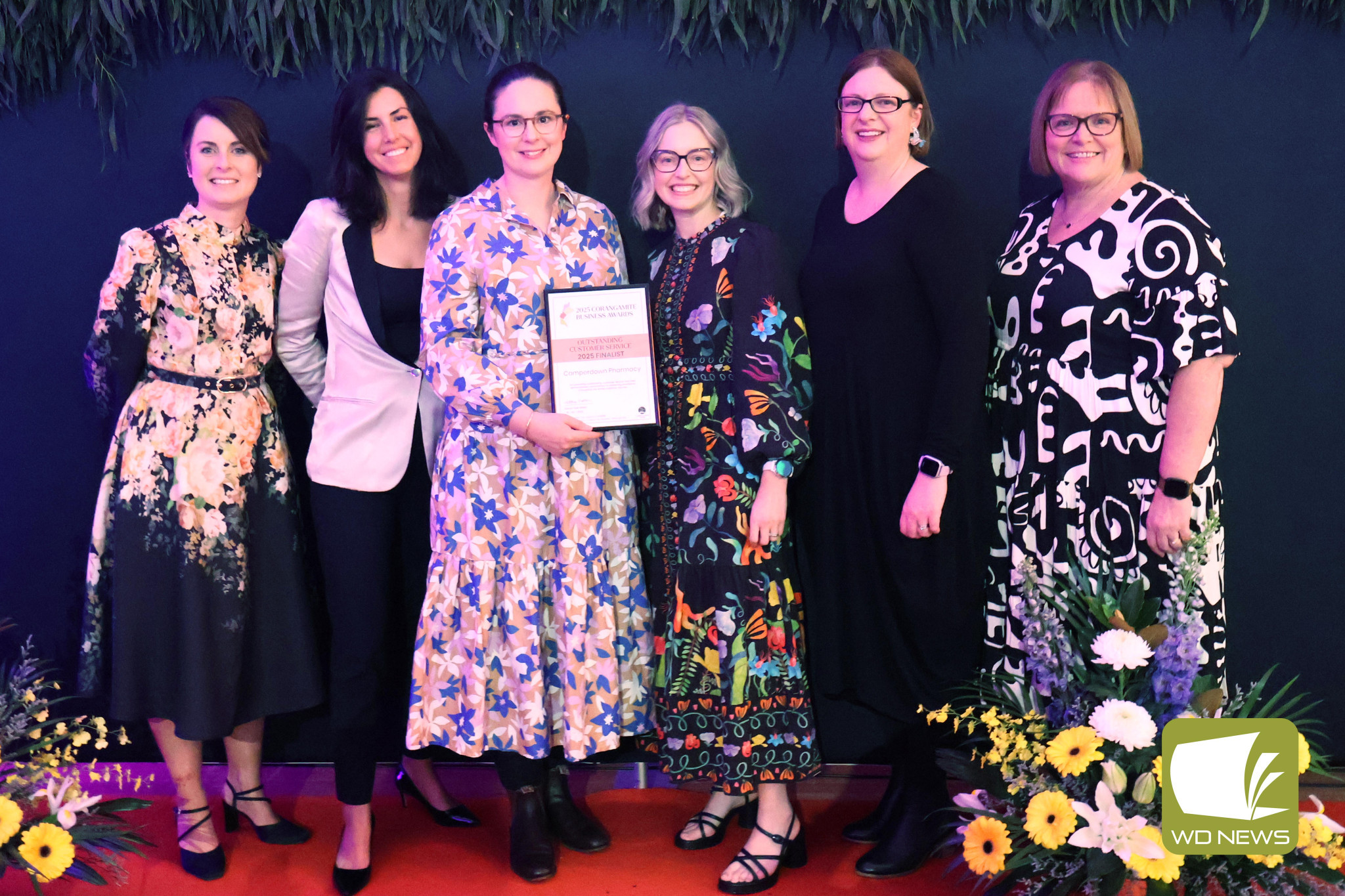 Putting on the ritz: Camperdown Pharmacy was among the businesses recognised as finalists for the Corangamite Business Awards on Wednesday.