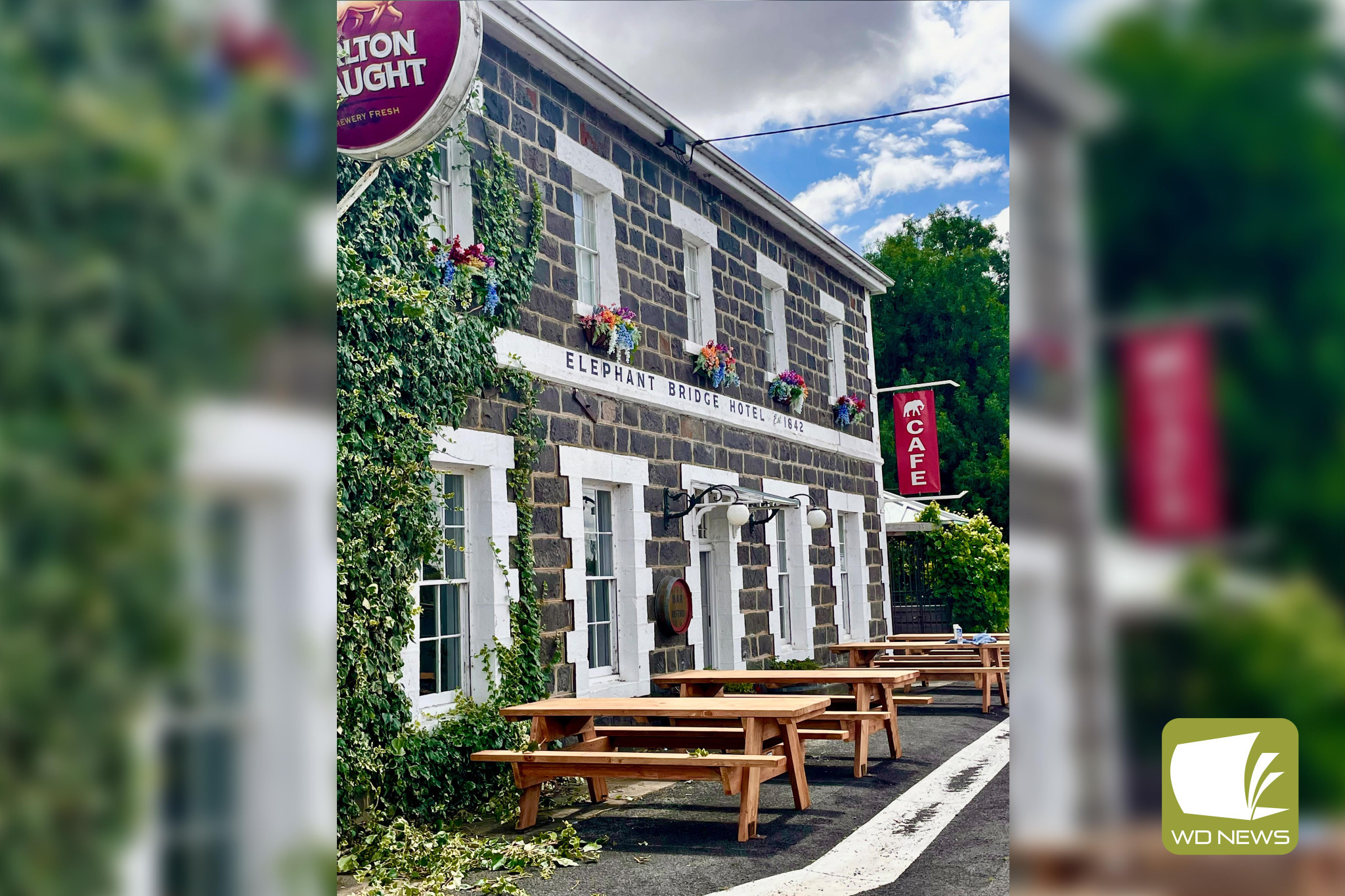 Closing down: The Elephant Bridge Hotel in Darlington will be changing hands in coming weeks.