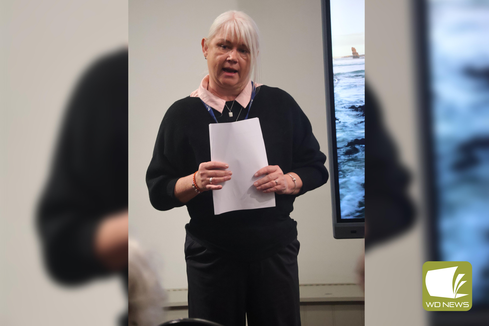 Protecting rights: A session was held on Monday to raise awareness of elder abuse. Pictured is Elder Rights Australia’s Lisa Gervasoni.