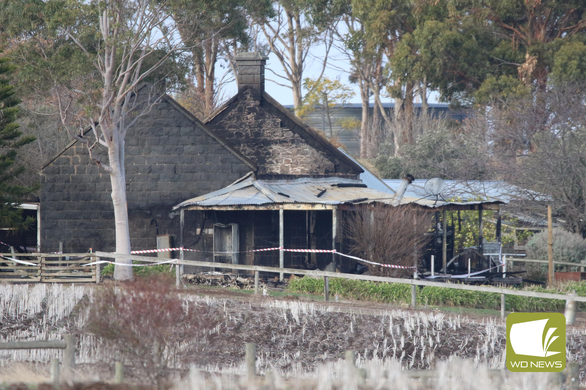 Destroyed: A home in Leslie Manor has burned down over the weekend, with investigations continuing into the cause.