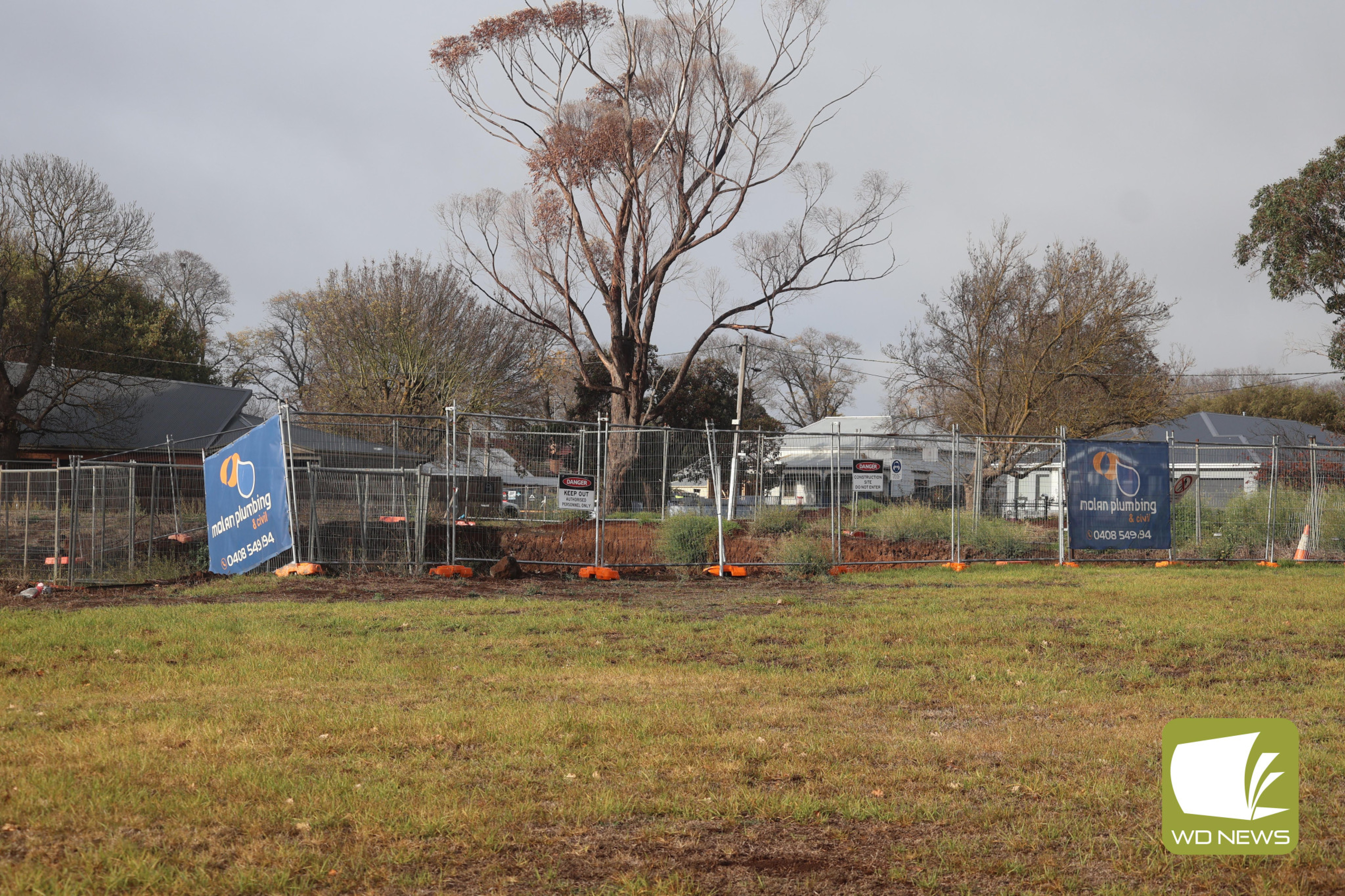 Going forward: The subdivision in Lawrence Street will proceed despite objections from residents.
