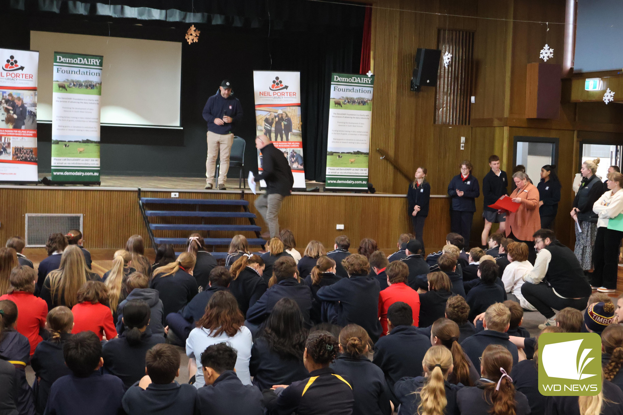 Learning: Neil Porter Legacy brought its Maths and Science at Work Day to the district last week as students from across Corangamite Shire schools united to meet with industry professionals.