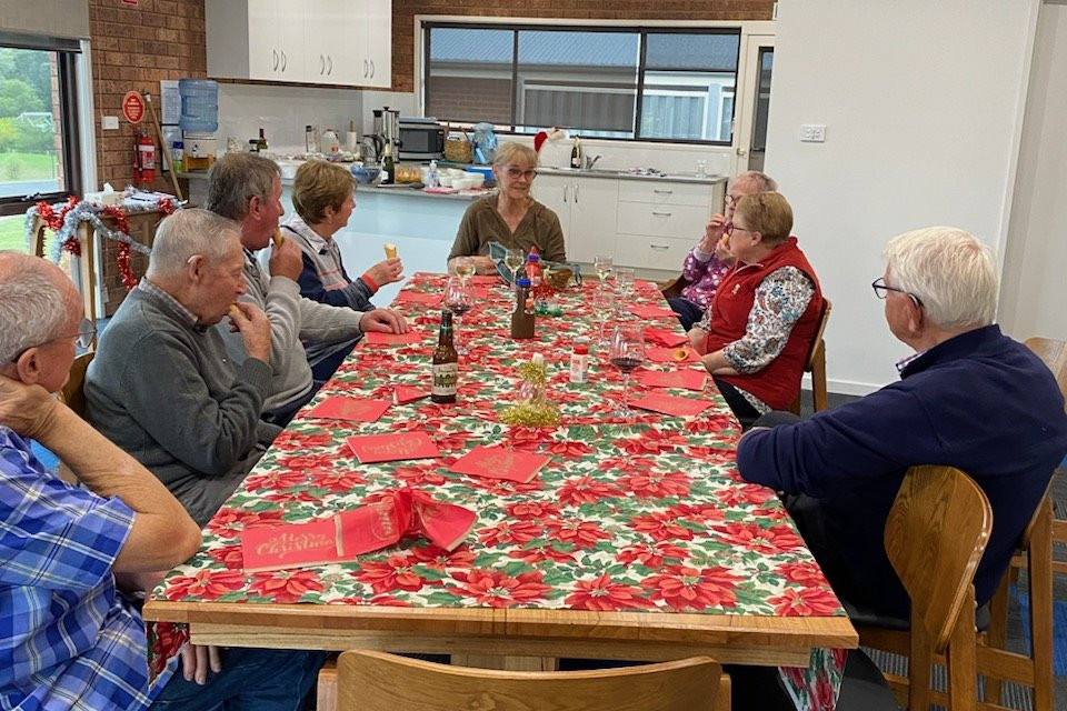 Congratulations: Aberlea Timboon residents and committee members gathered at celebrate the end of the year