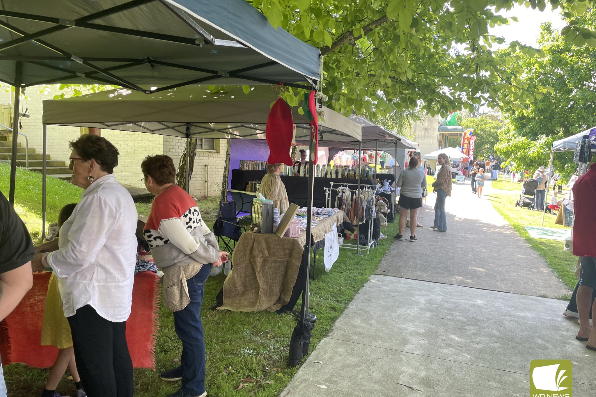 A variety of market stalls were also on offer.