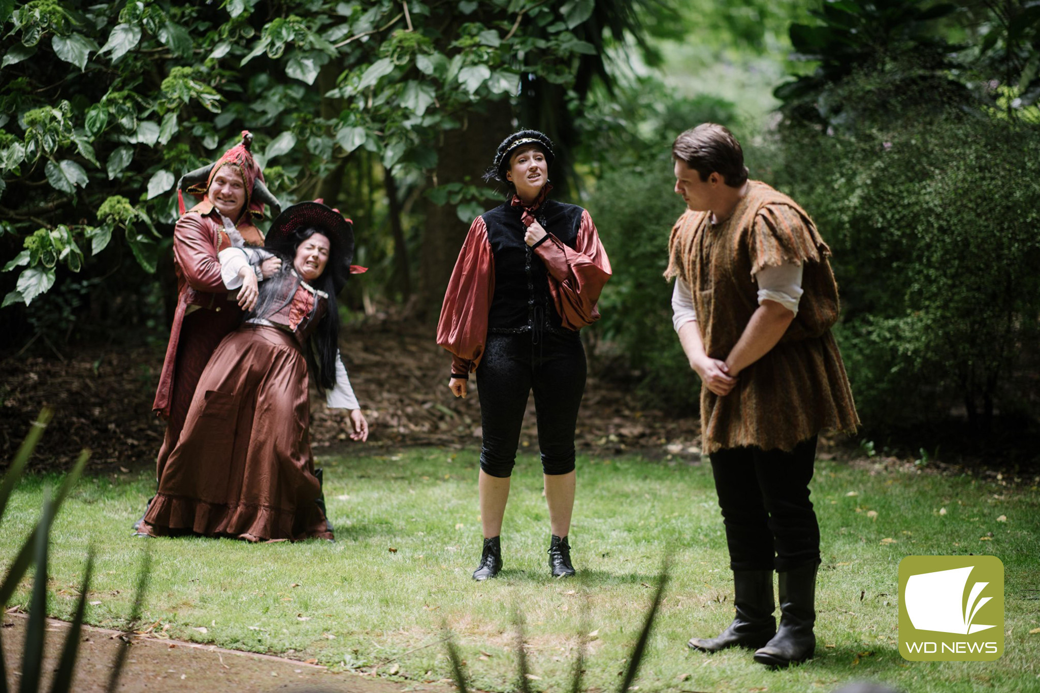 Magic in the garden: Ozact will be returning to the Camperdown Botanic Gardens next month, bringing one of Shakespeare’s plays to life. Photo by Paul Benjamin Photography