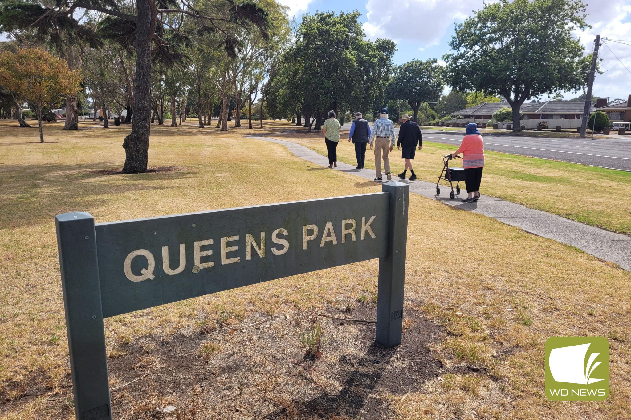 Getting out and active: South West Healthcare registered nurse Amanda Casterton was encouraged residents to join a new weekly walking group to maintain their health.