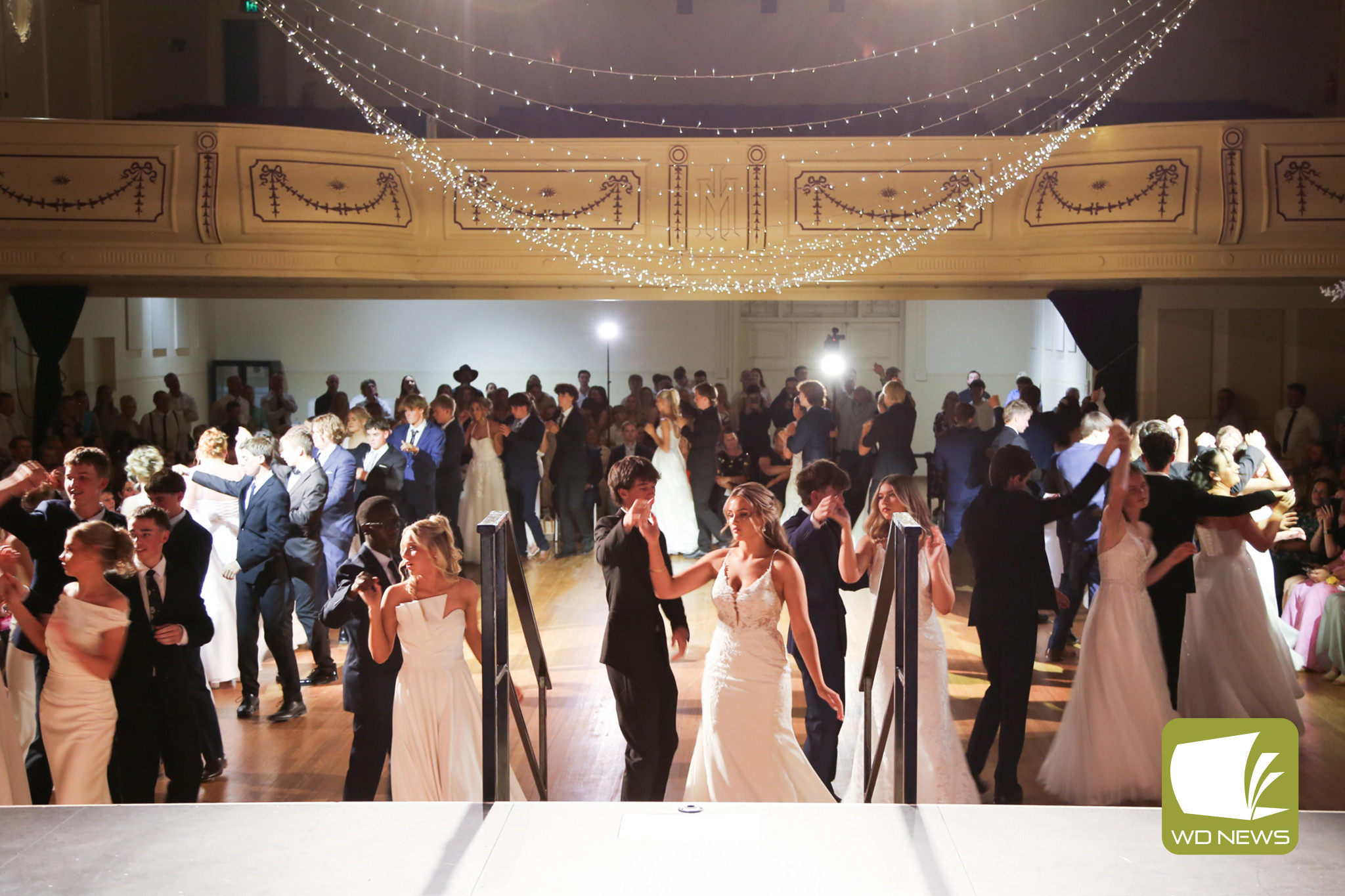 Dancing the night away: Year 11 students from Mercy Regional College and their partners took to the dancefloor last Friday for their Presentation Ball.