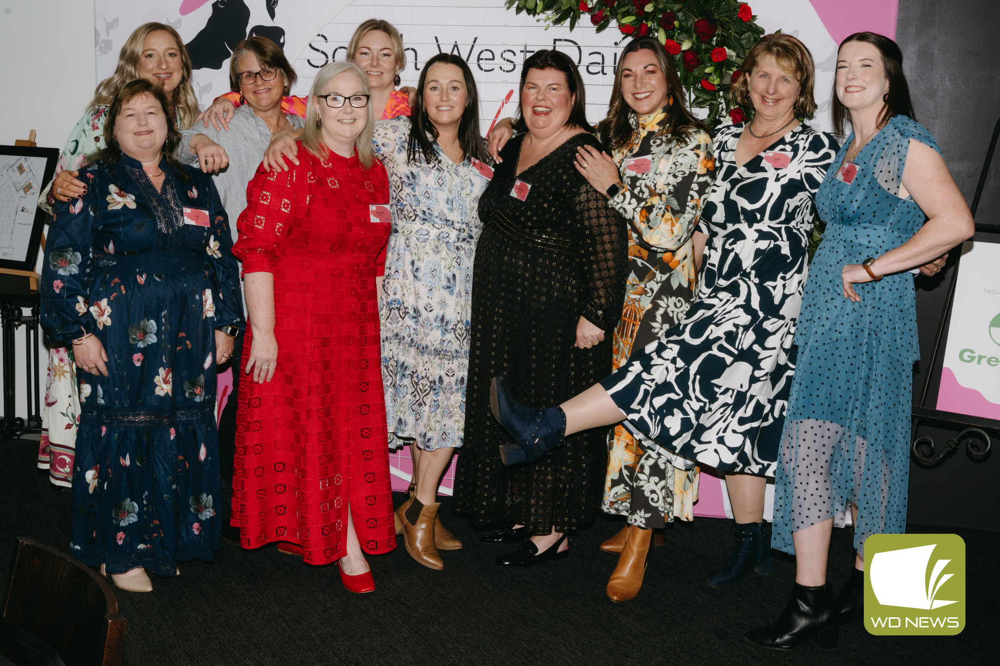 Fun day out: Dairy industry women from across the district came together to enjoy some fun and laughter off farm at the recent South West Dairy Ladies Luncheon. Picture courtesy of Chloe Thompson, MilkChic Creative