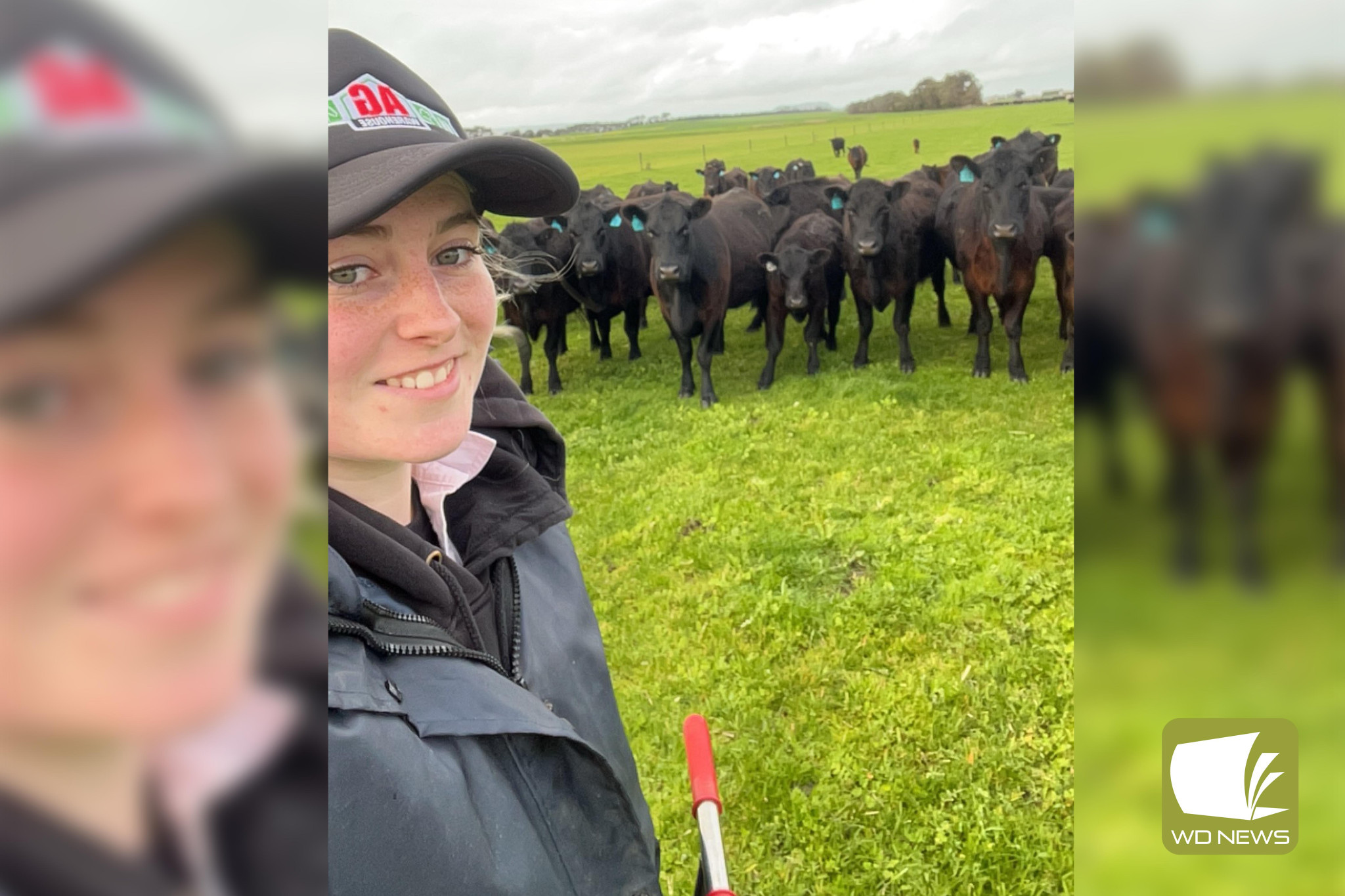 Milestone reached: DemoDAIRY foundation has reached a $500,000 milestone, giving back to aspiring young minds looking to develop their skills in the dairy industry such as Caitlin Martin (Pictured). The foundation was formed after the sale of the Terang-based DemoDAIRY cooperative.