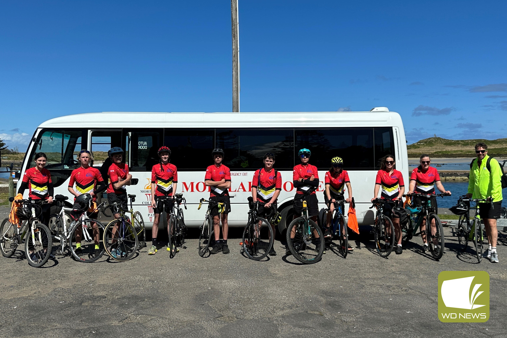 On the road: A group of Mortlake College students are preparing to tackle a nine-day ride as part of the 2024 Great Vic Bike Ride.