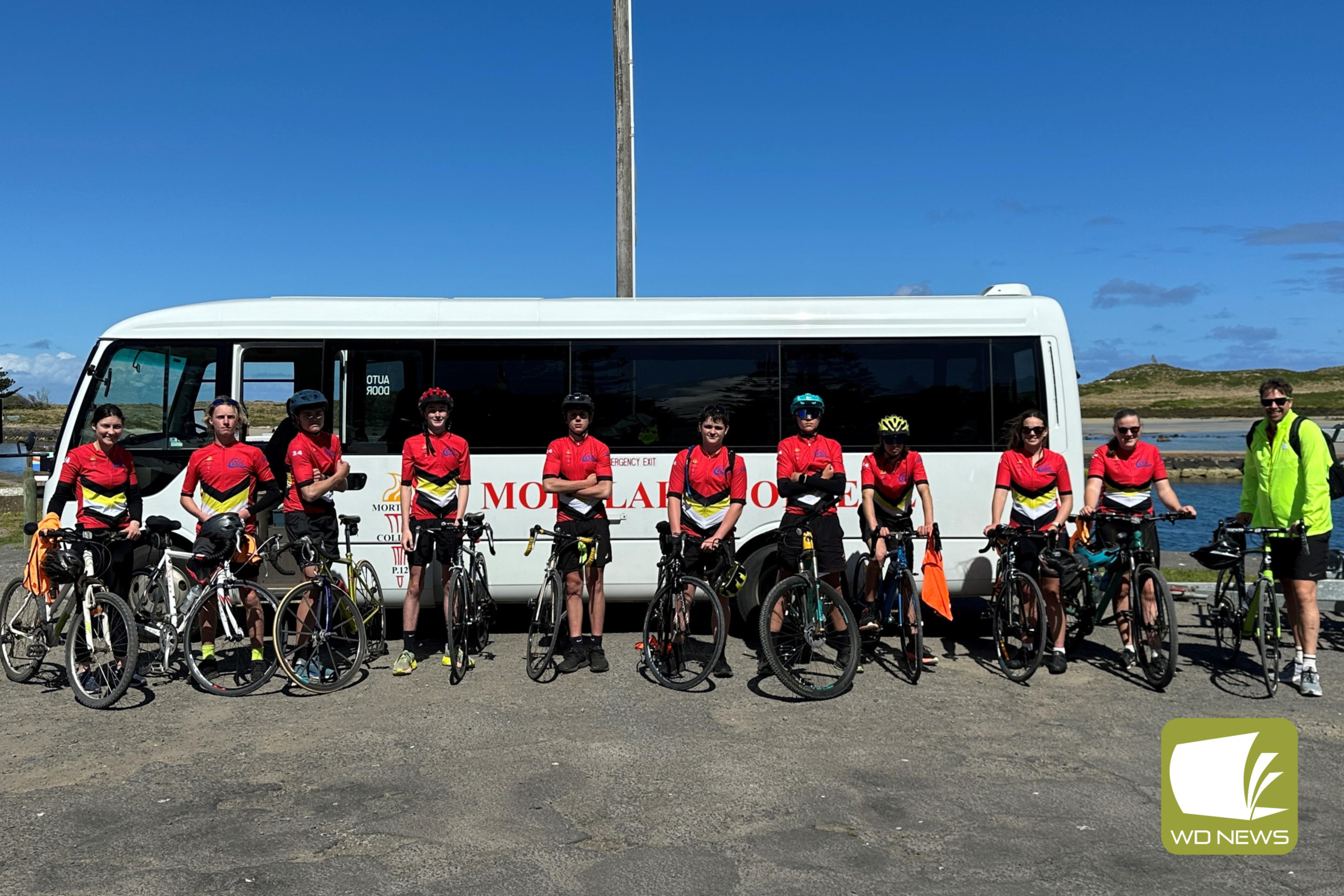 On the road: A group of Mortlake College students are preparing to tackle a nine-day ride as part of the 2024 Great Vic Bike Ride.