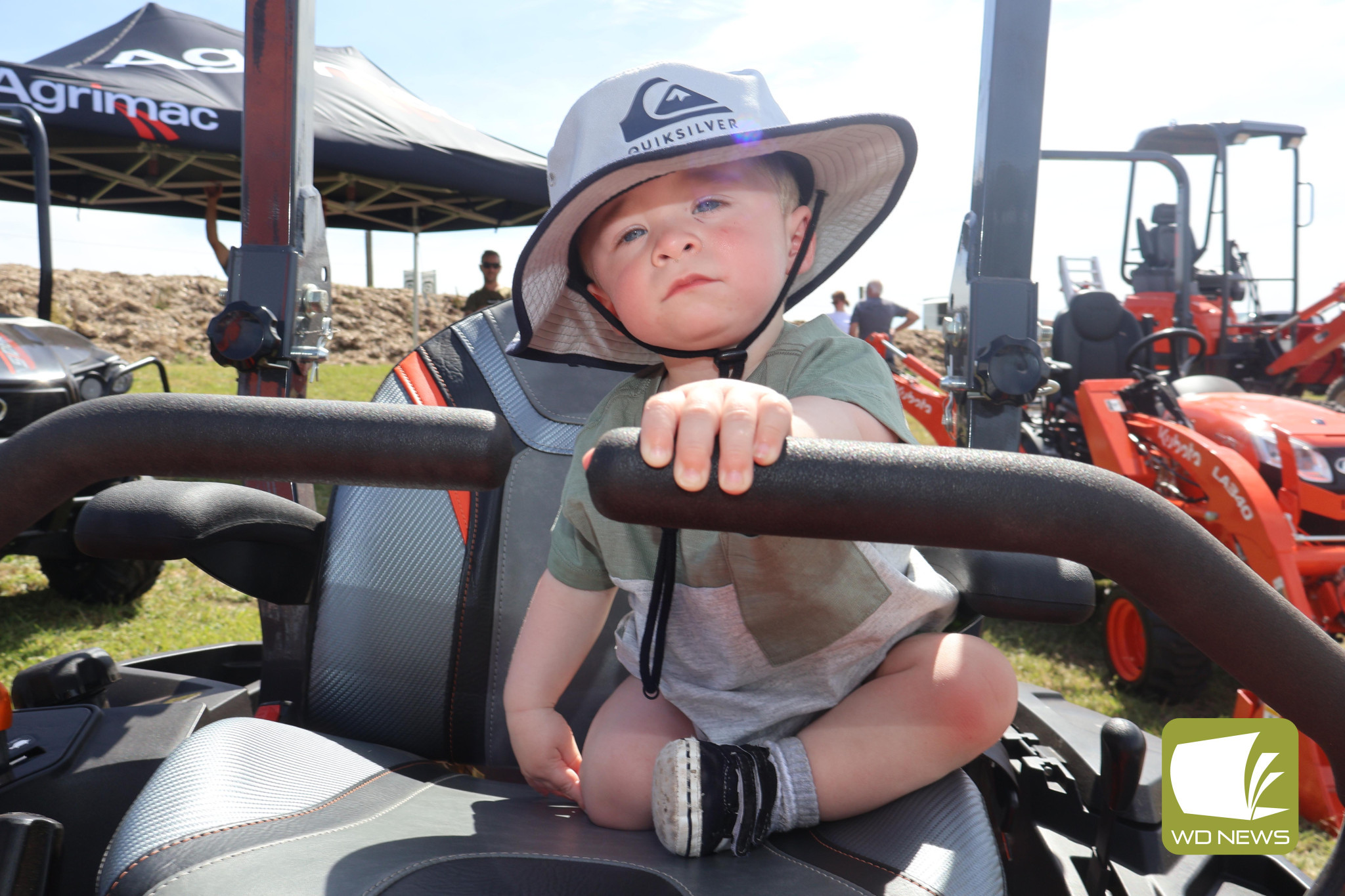 Show day: Jax Kenna was among those taking in the atmosphere at last week’s Noorat Show, which has emerged as the biggest in the history of the event.