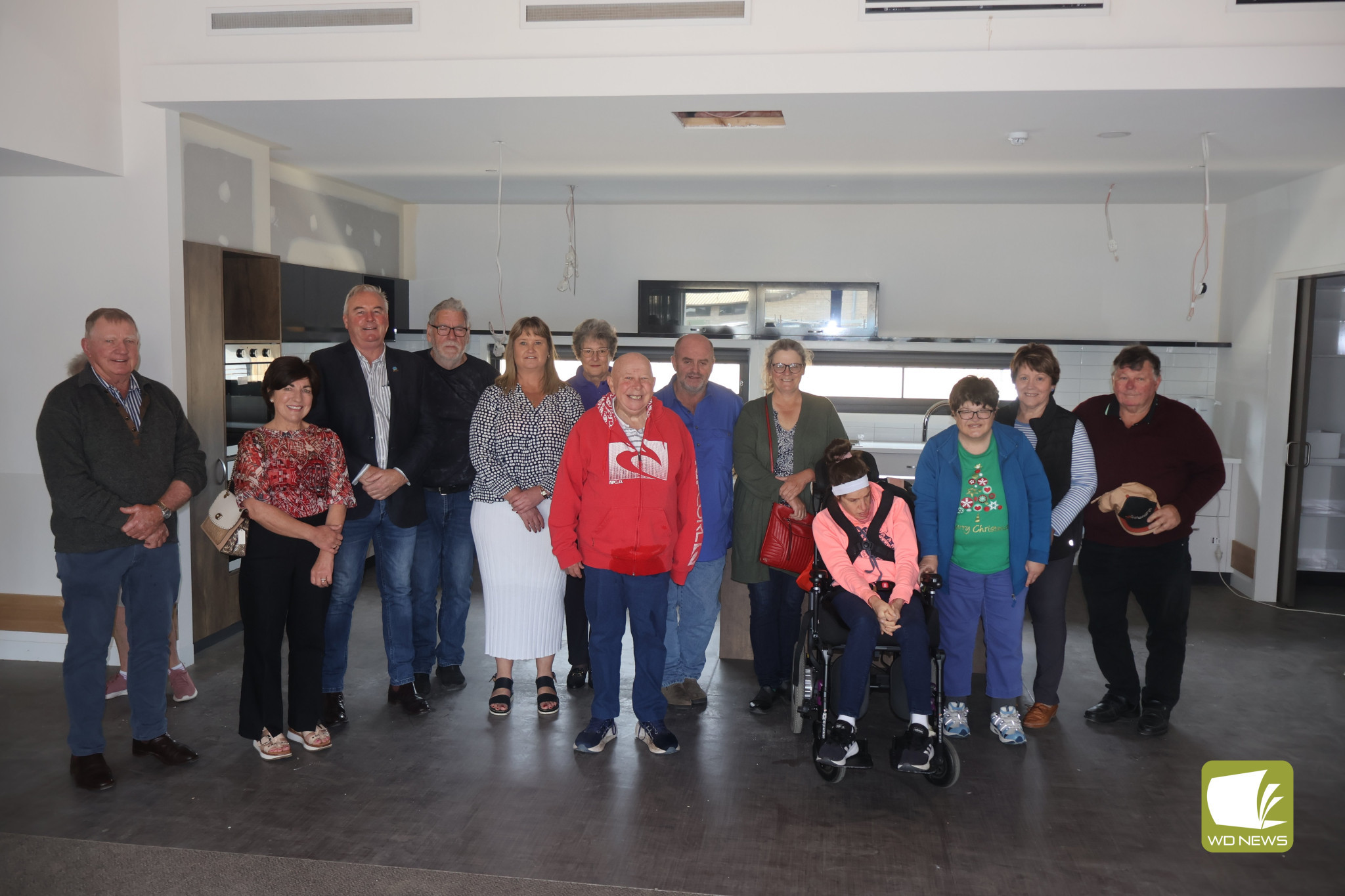 Moving in: Cooinda unveiled its brand new, state-of-the-art specialist disability accommodation home an open day on Wednesday, as the finishing touches are placed.
