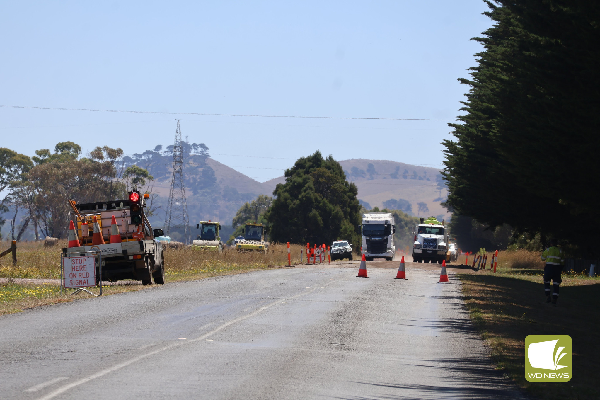 Upgrade: Much-needed upgrade works have begun on the Mackinnons Bridge Road, but the current works will nit see the full stretch of road receive upgrades.