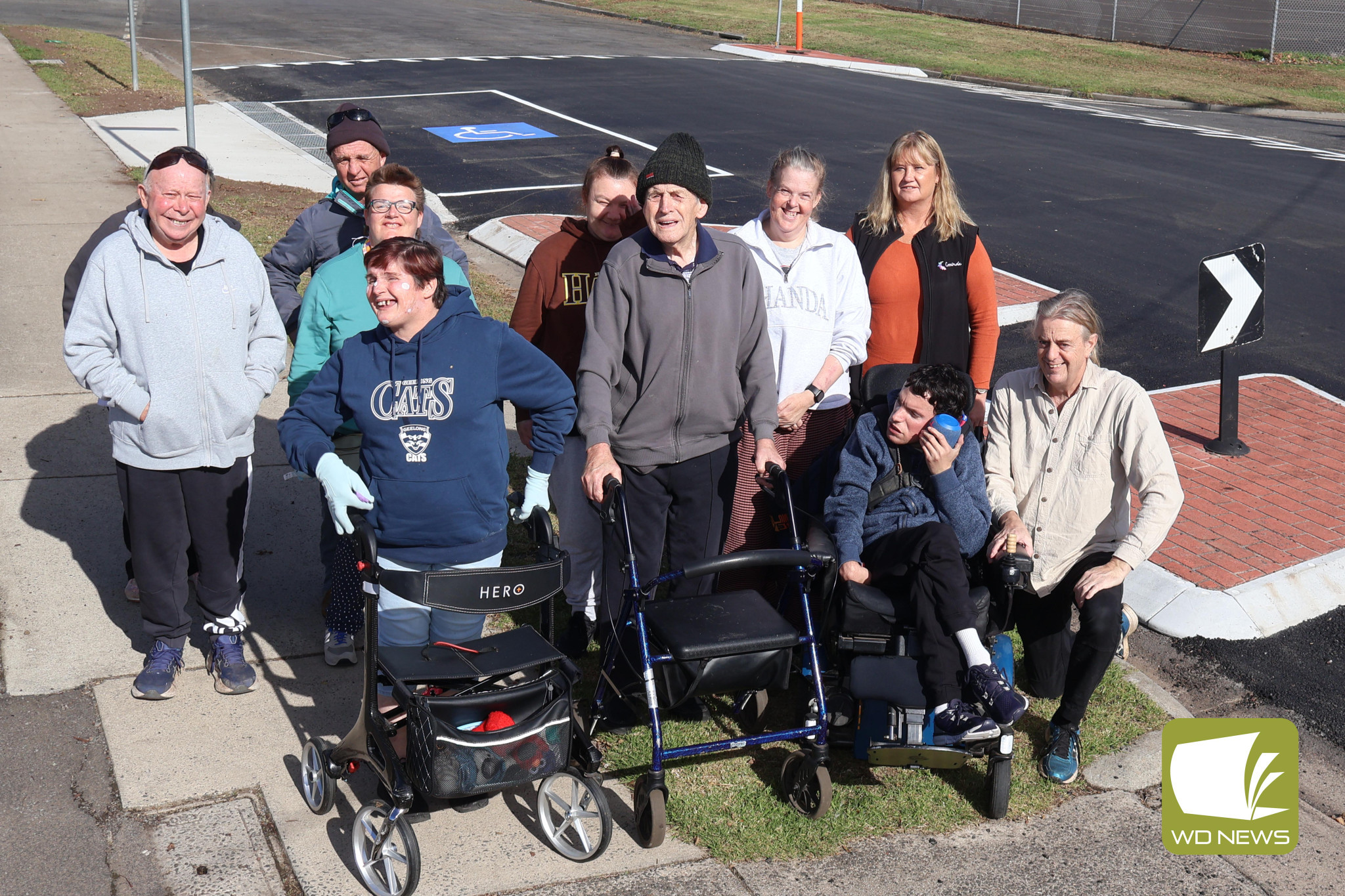 Upgrades: Cooinda has welcomed upgrades on Dow Street which will enhance safety and accessibility for participants thanks to quick action from Corangamite Shire Council following community feedback.