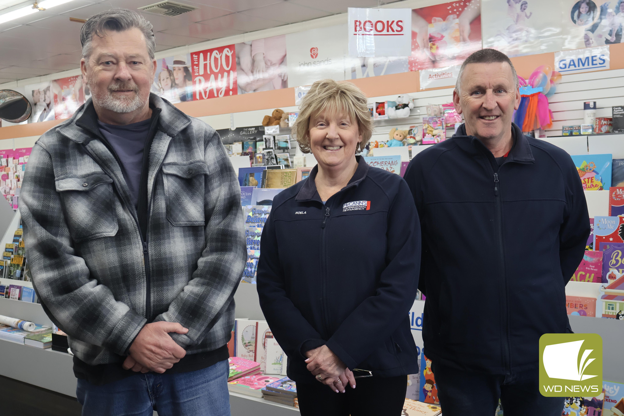 New era ahead: Paul Hewitt will be taking over the Camperdown Newsagency as Shane and Noela McCann step into retirement after 20 years.