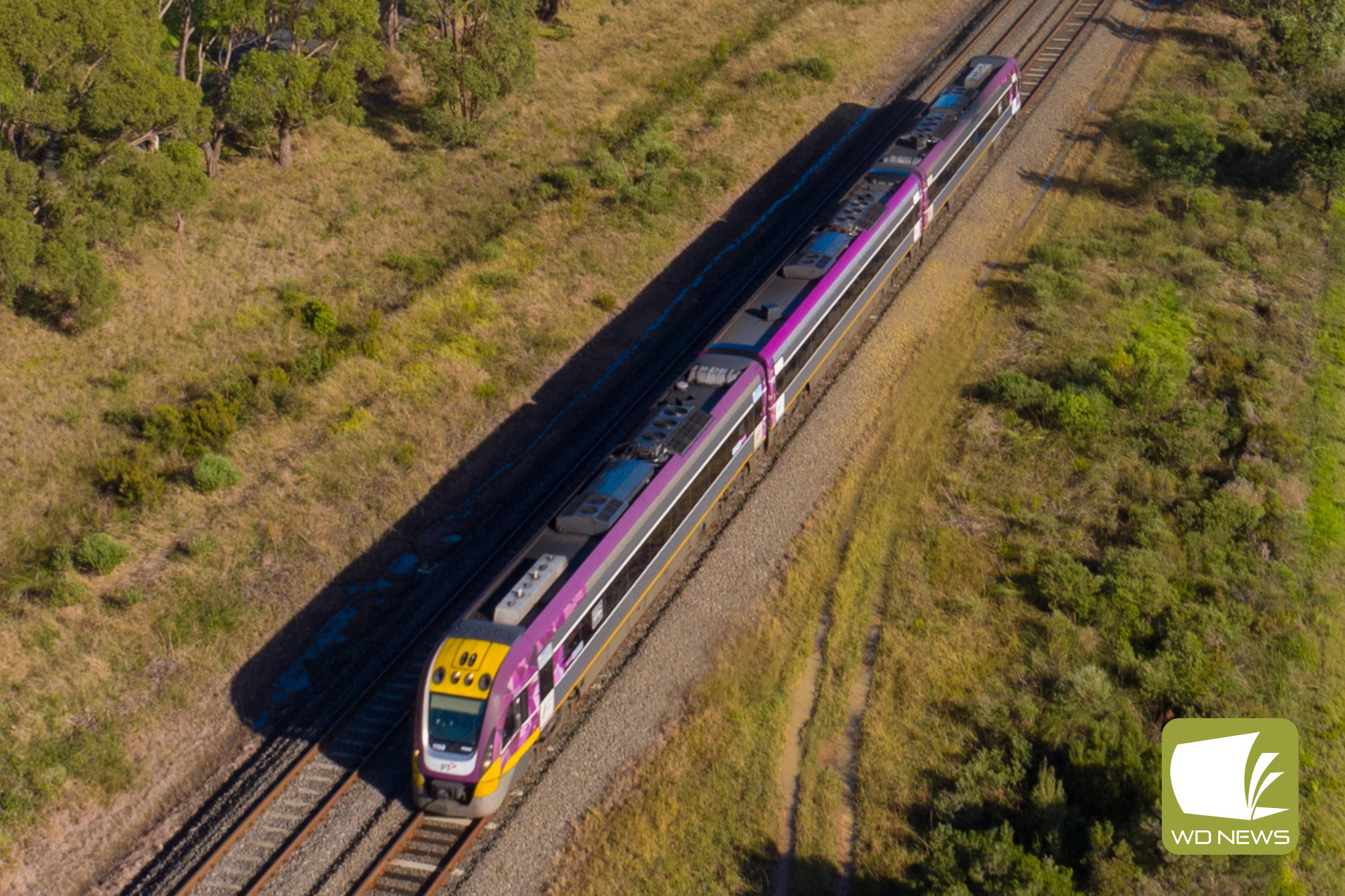 On track: Trains have returned to the Warrnambool Line for the first time since June as part of testing in the final stages of delivering stage two of the Warrnambool Line Upgrade.