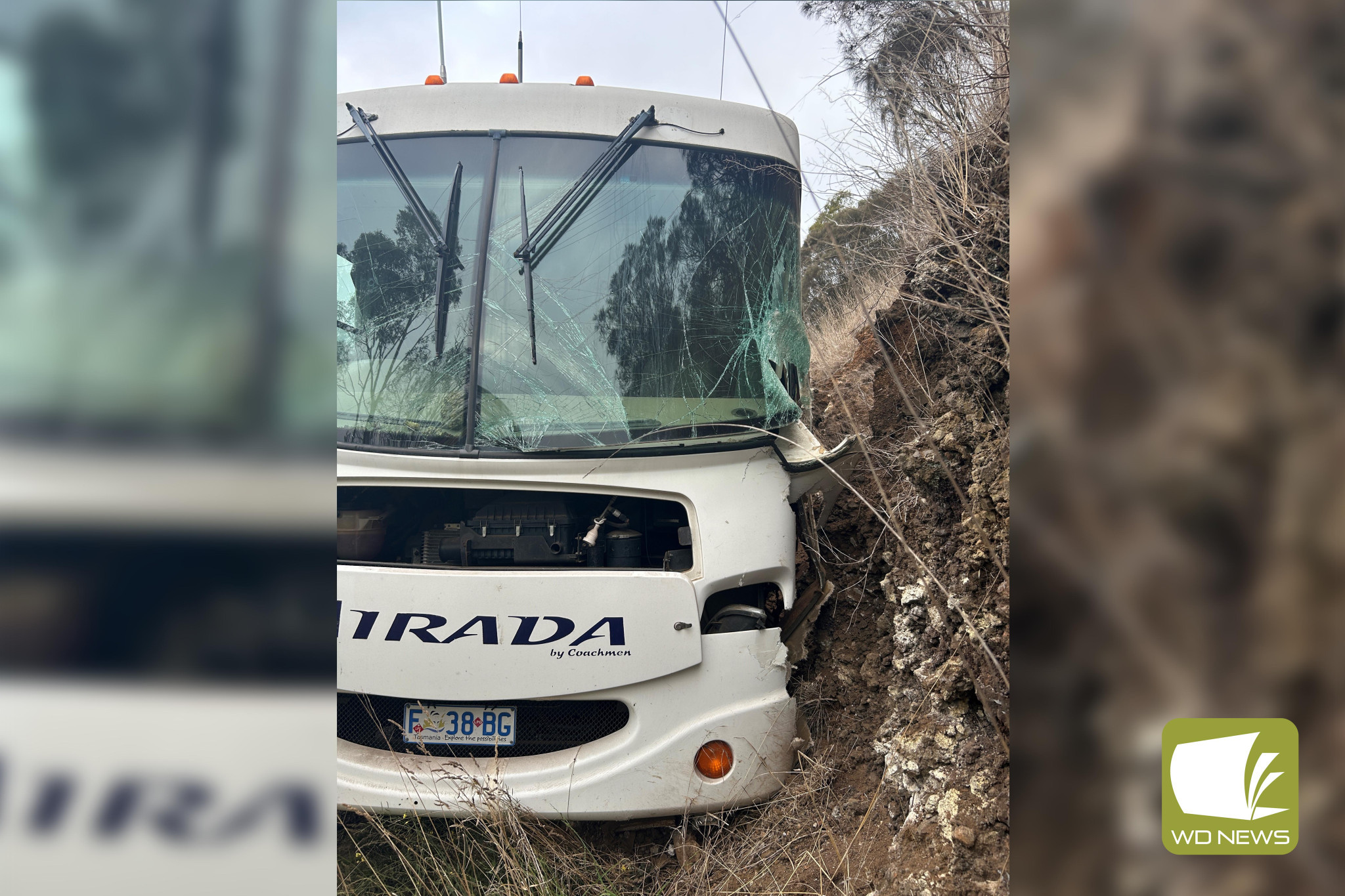 Be careful: Police are reminding drivers to take care on Mount Leura after a motor home hit an embankment last Thursday.